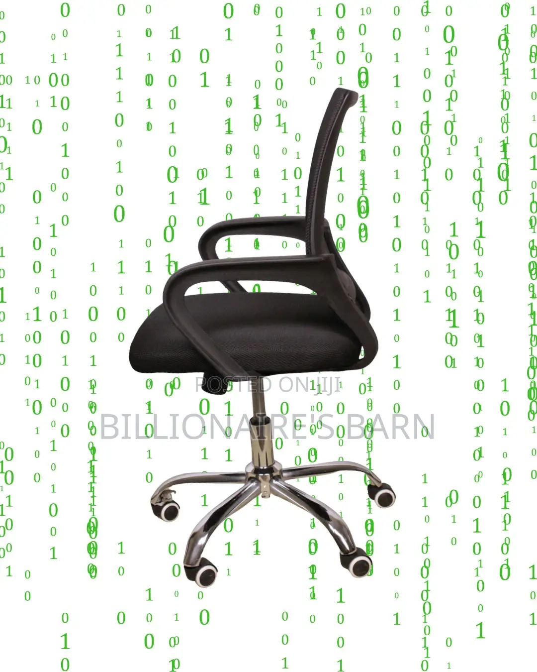Secretarial Mesh Office Chair | Executive Nylon Castors