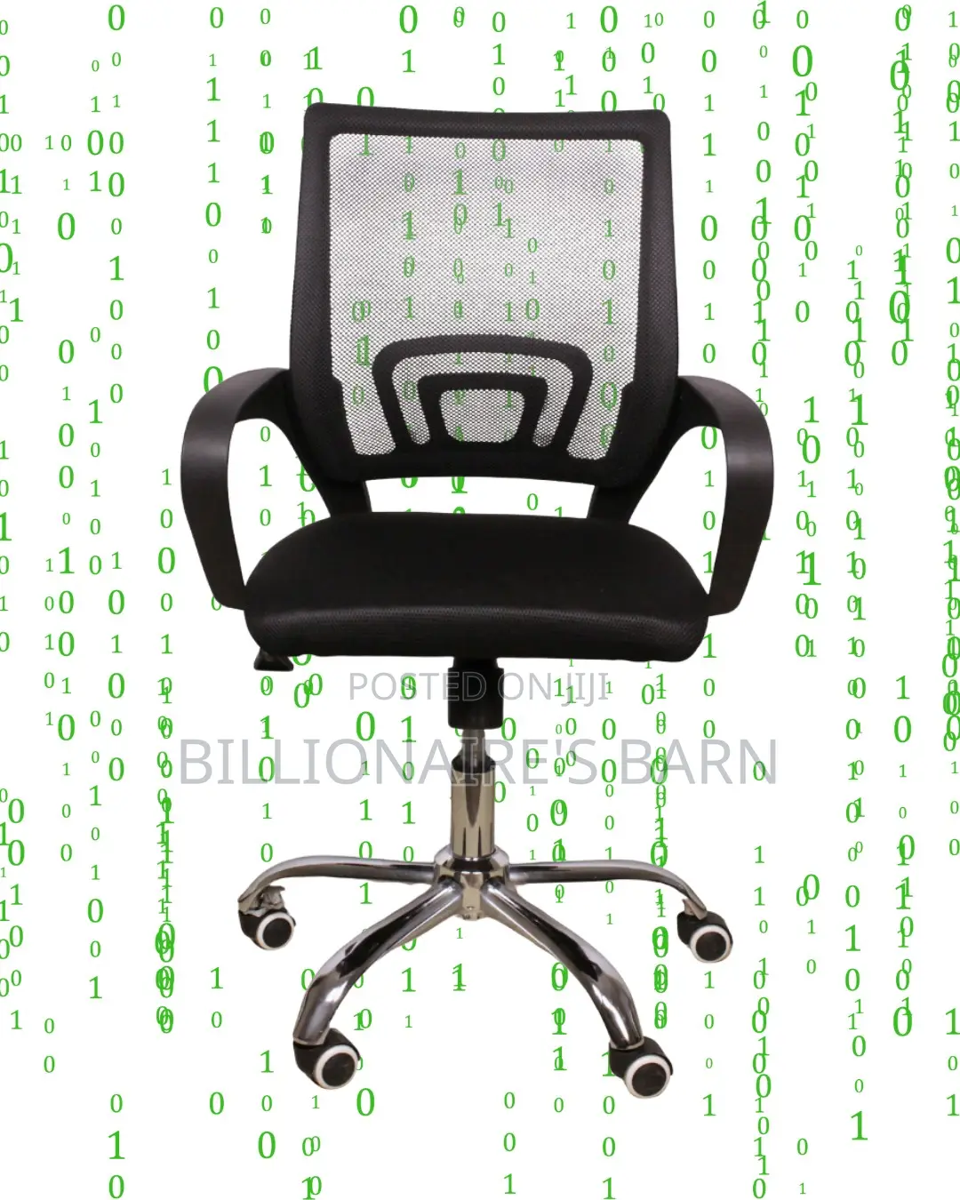 Secretarial Mesh Office Chair | Executive Nylon Castors