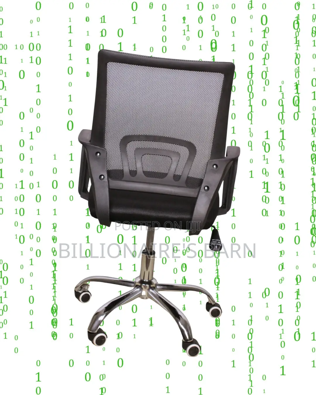 Secretarial Mesh Office Chair | Executive Nylon Castors
