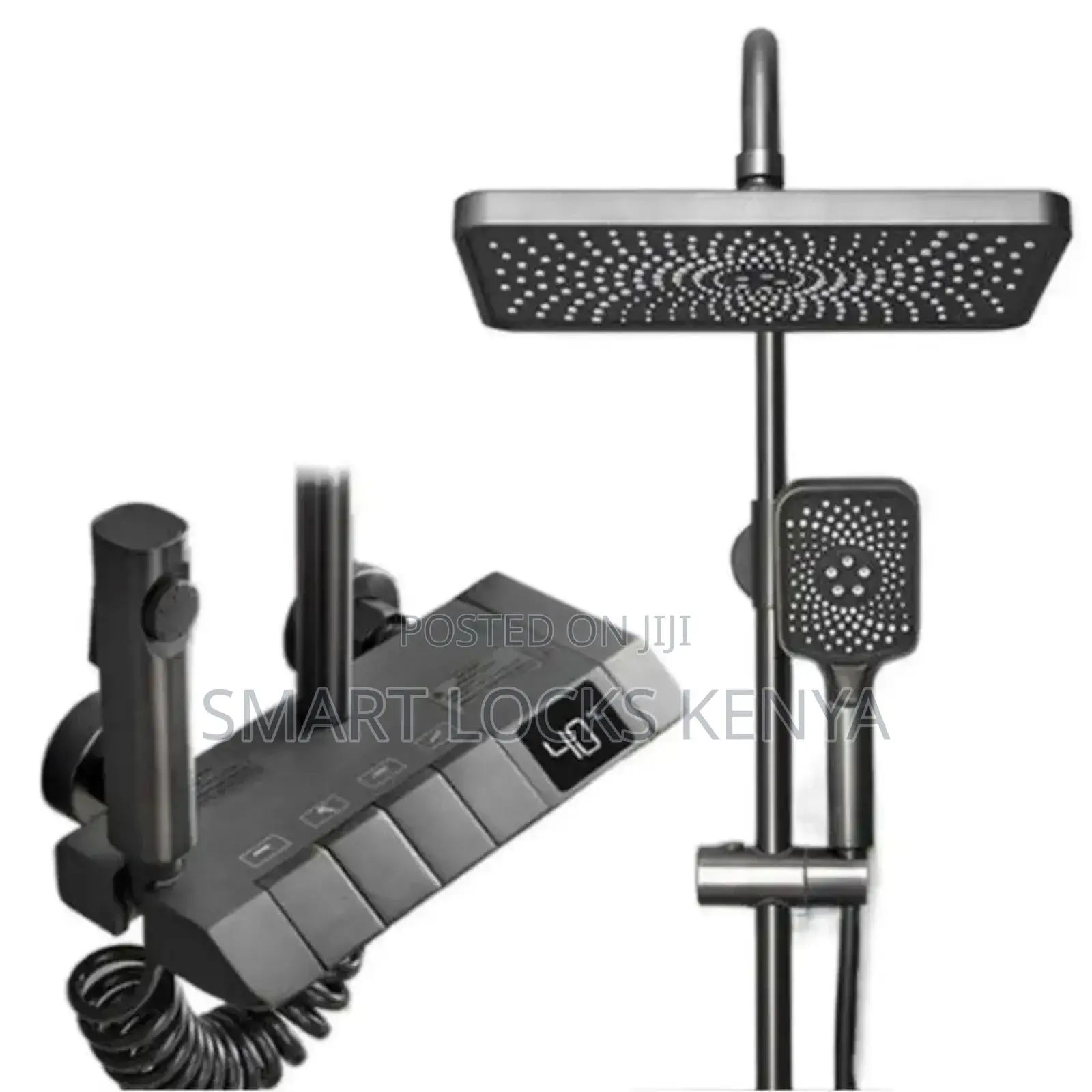 Rainfall Mixer Piano Shower Set With 4 Functions