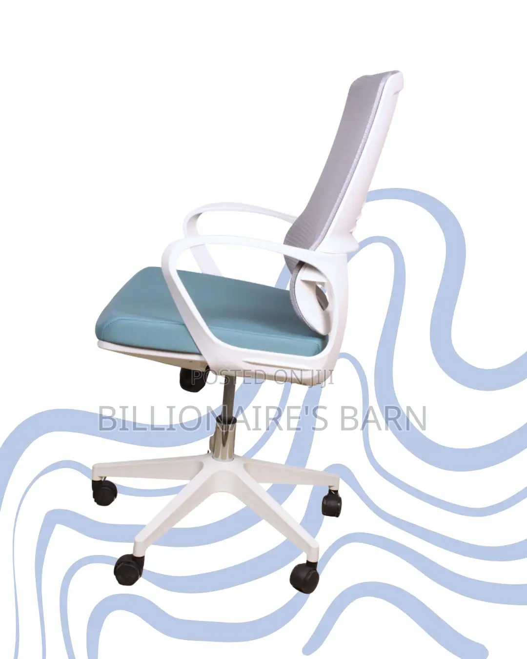 White Ergonomic Mesh Office Chair | Best-Seller Adjustable Height