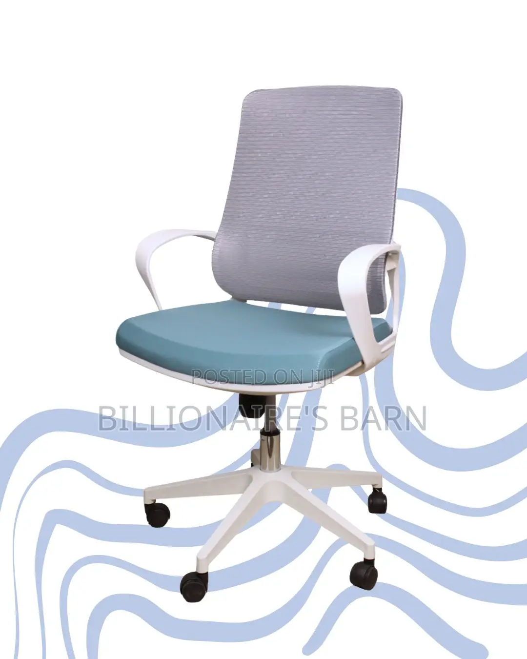 White Ergonomic Mesh Office Chair | Best-Seller Adjustable Height