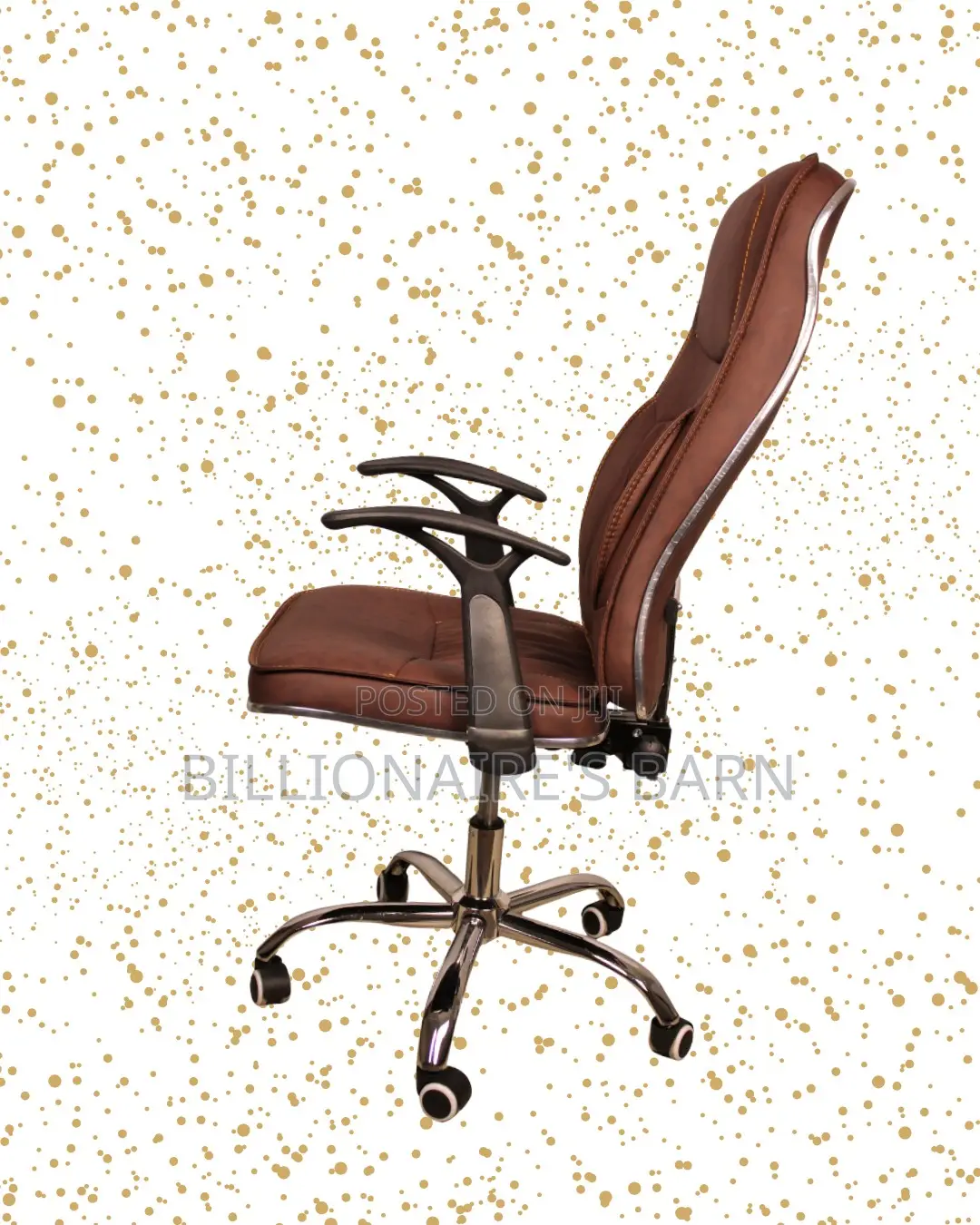 Ergonomic Executive Leather Chair | Minimal Tilt Lock Mechanism
