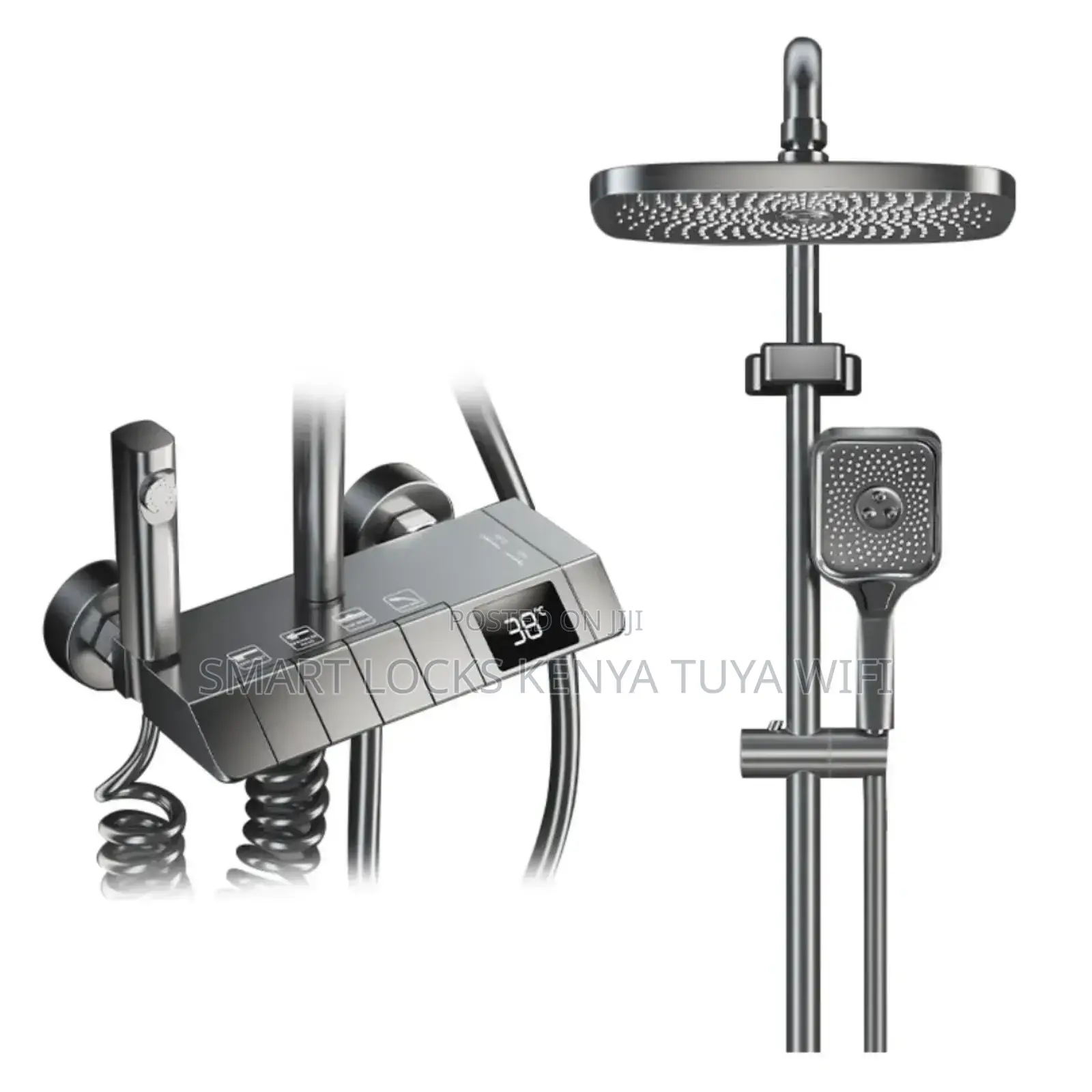 Display Thermostatic Shower System Luxury Smart Bathroom Shower Eat