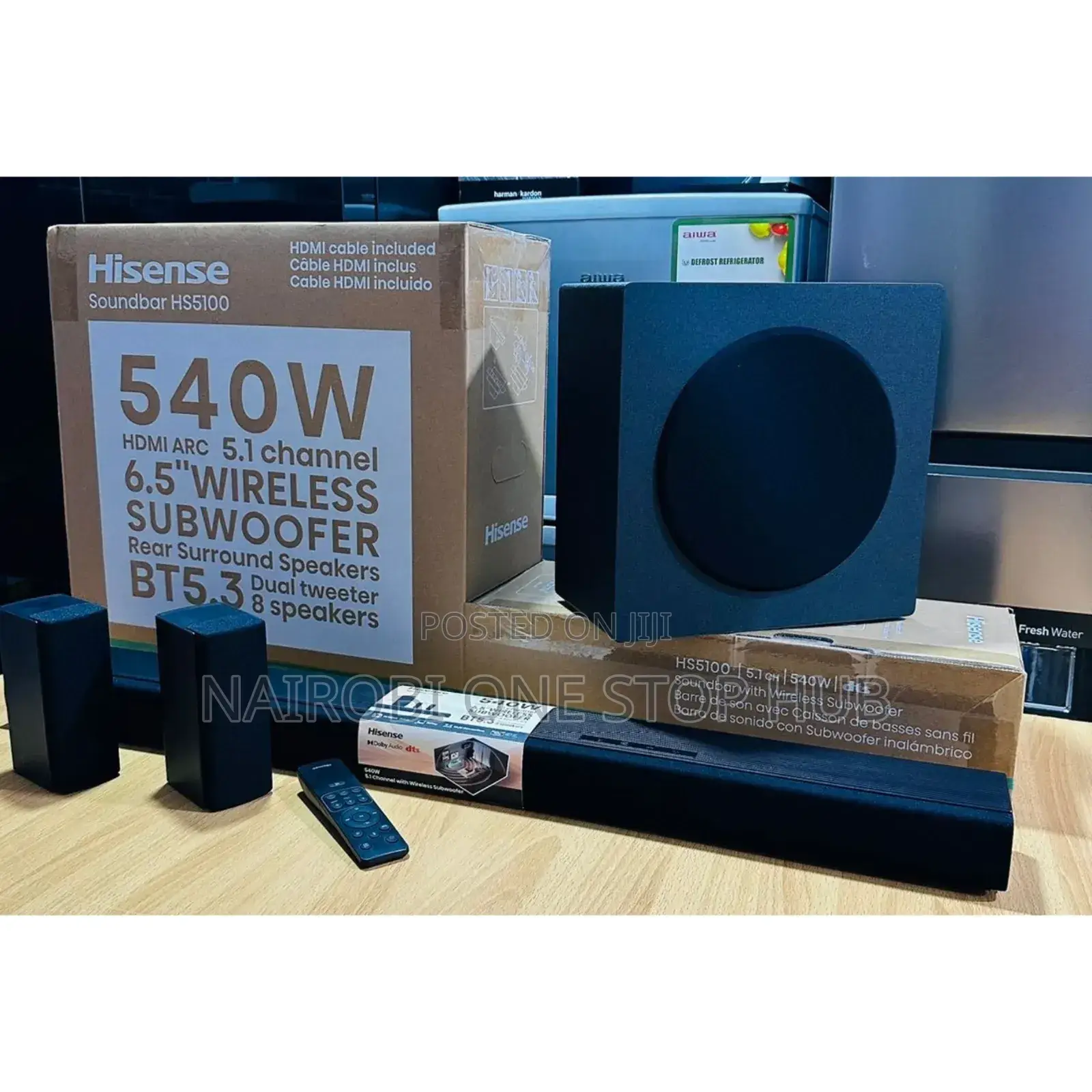 Hisense Soundbar 5.1 Channel 540w Hs5100