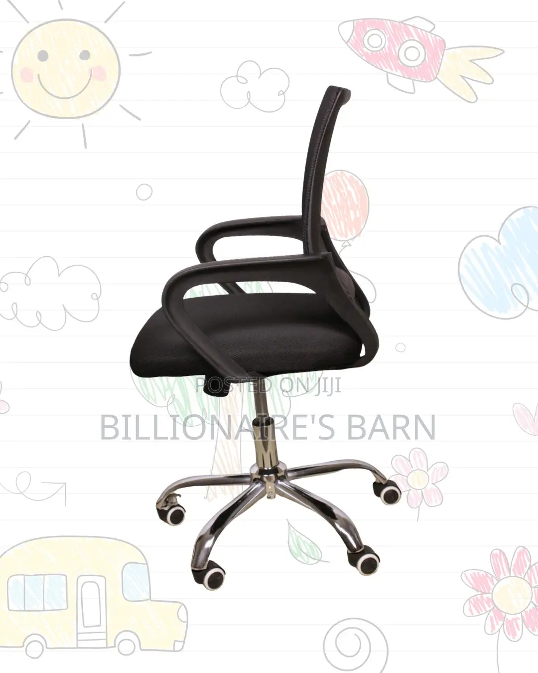Secretarial Mesh Office Chair (Durable) — Limited Stock