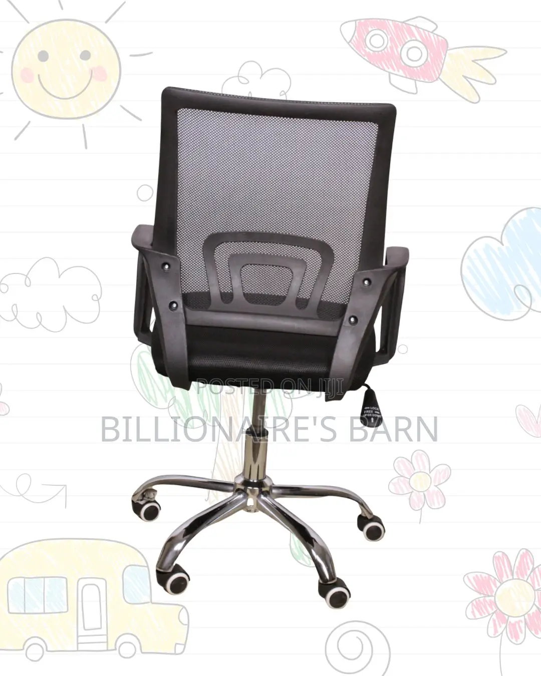 Secretarial Mesh Office Chair (Durable) — Limited Stock