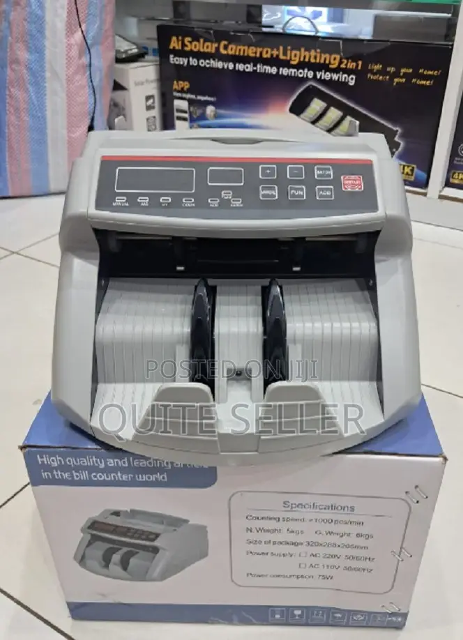 Bill Cash Counting Machine Counter