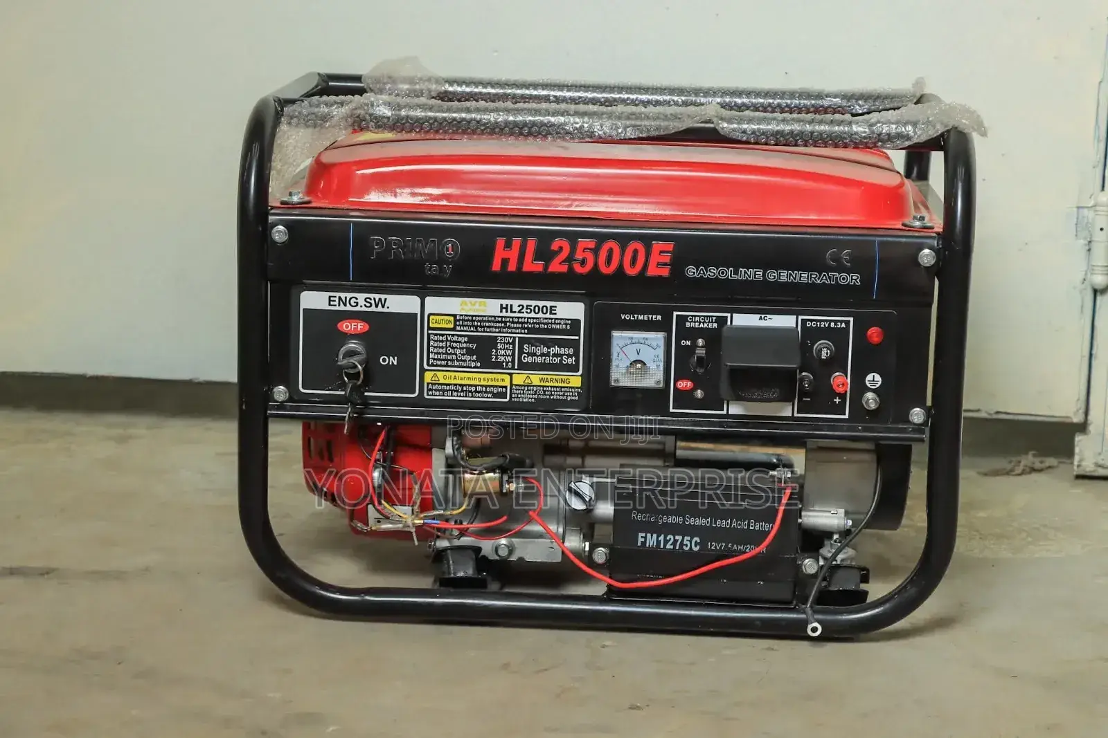 2.5kva Generator (Primo Italy) Key Start