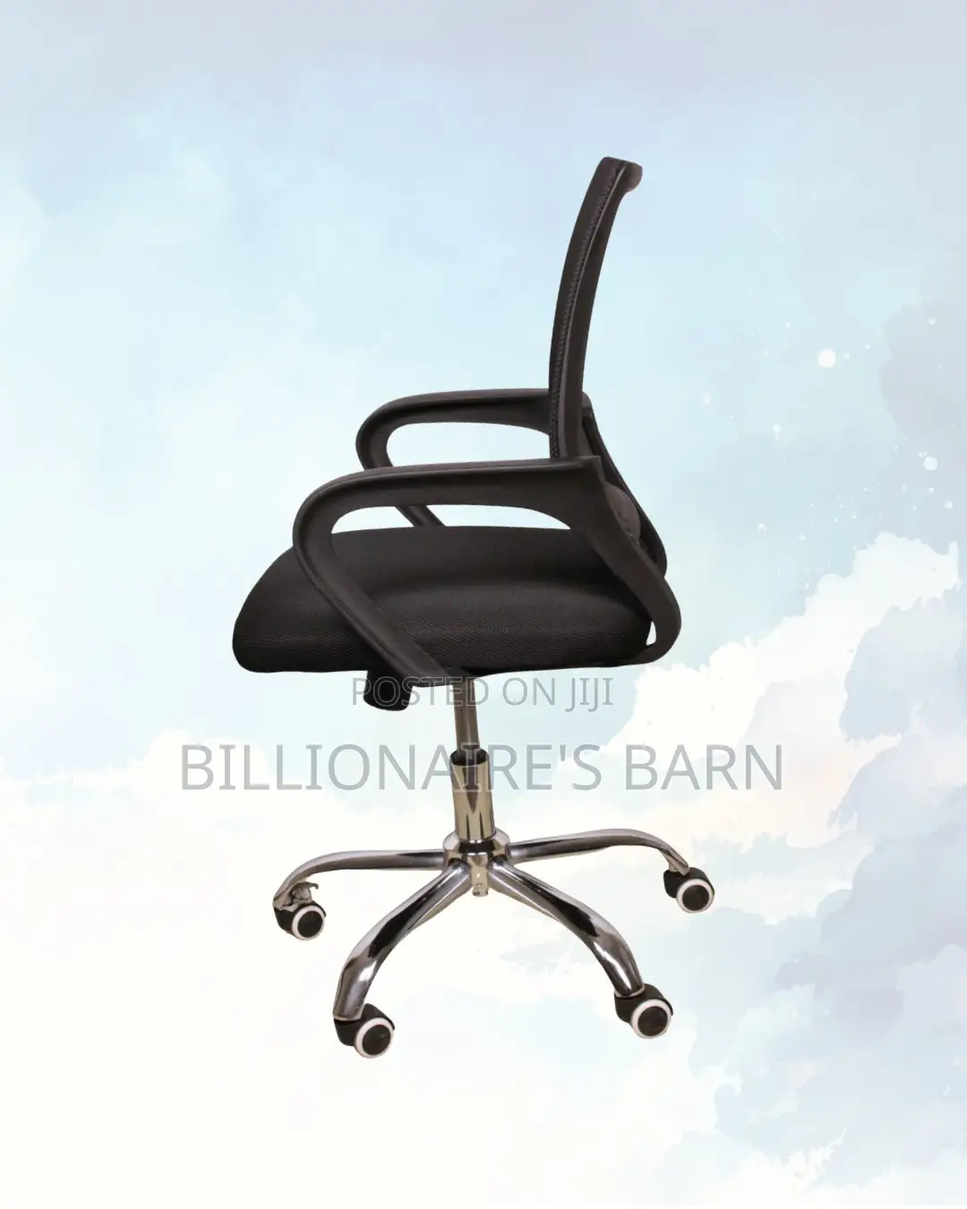 Secretarial Mesh Office Chair (Space-Saving) — Offer Valid This Week