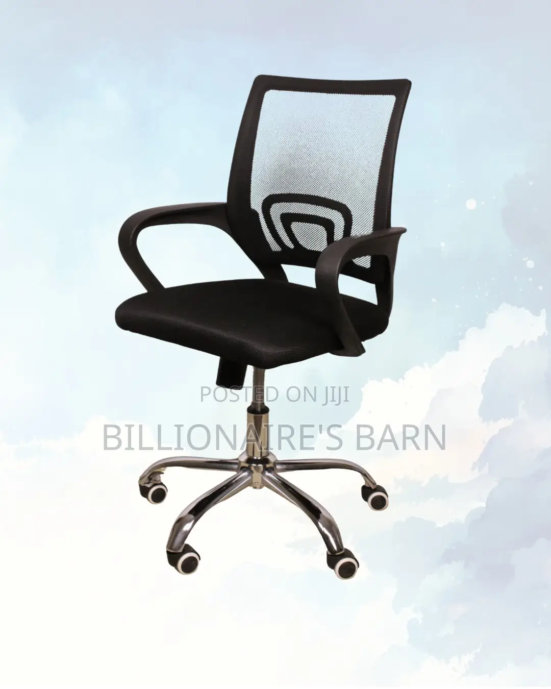 Secretarial Mesh Office Chair (Space-Saving) — Offer Valid This Week