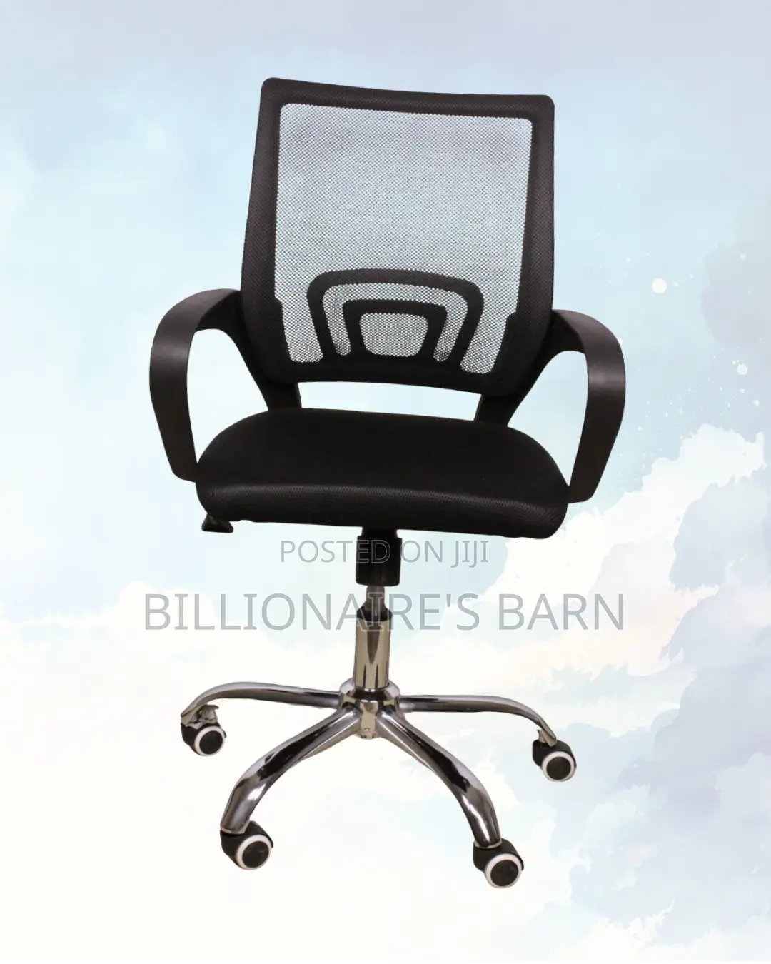 Secretarial Mesh Office Chair (Space-Saving) — Offer Valid This Week