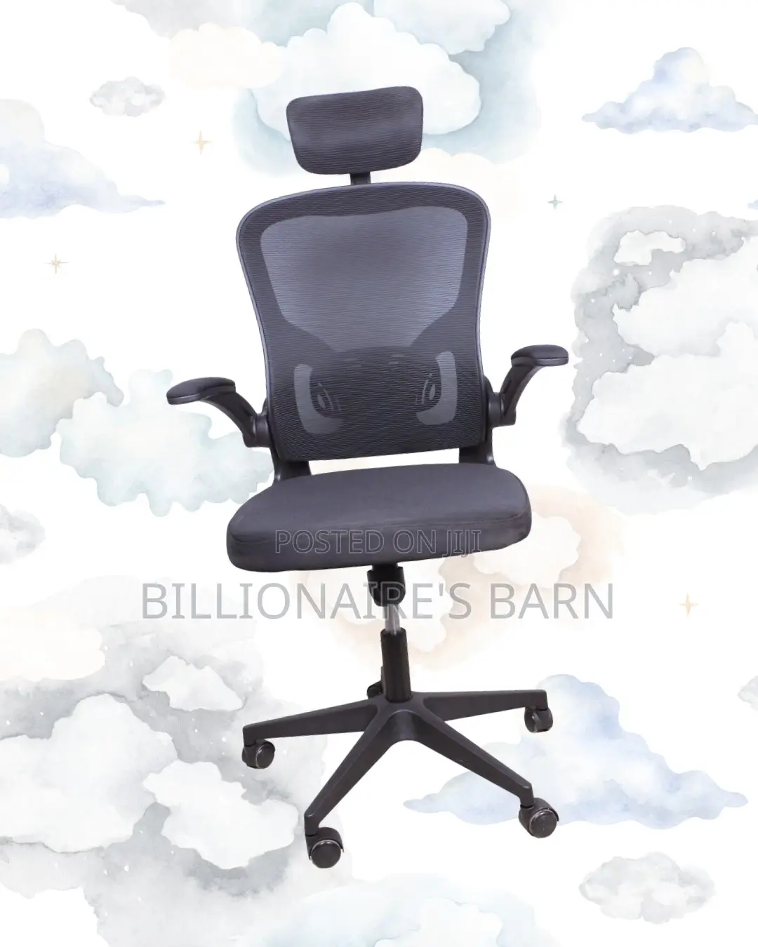 Grey Ergonomic Office Chair (Adjustable) — Hot Deal