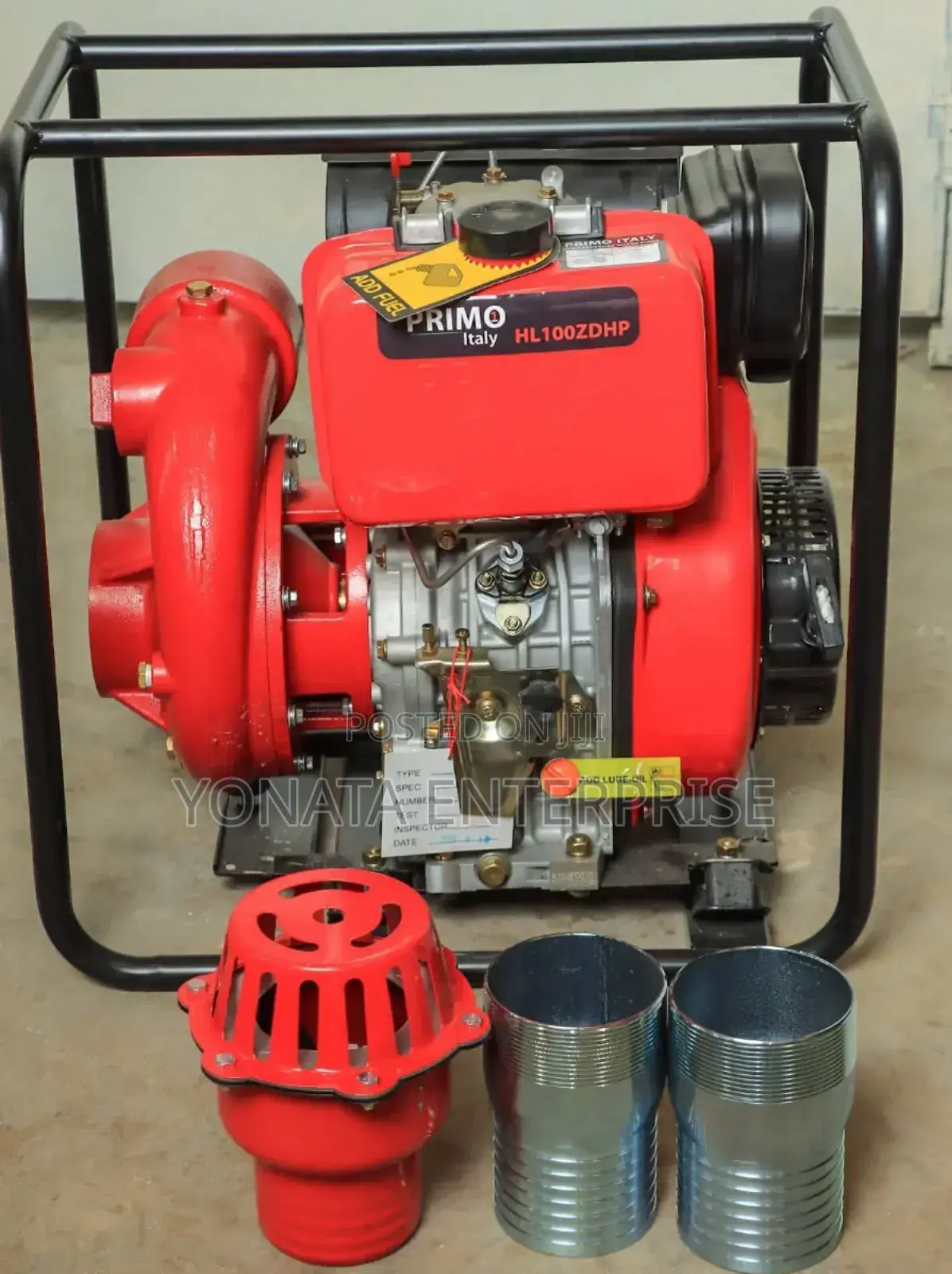 3" Diesel High Pressure Water Pump (Primo Italy)