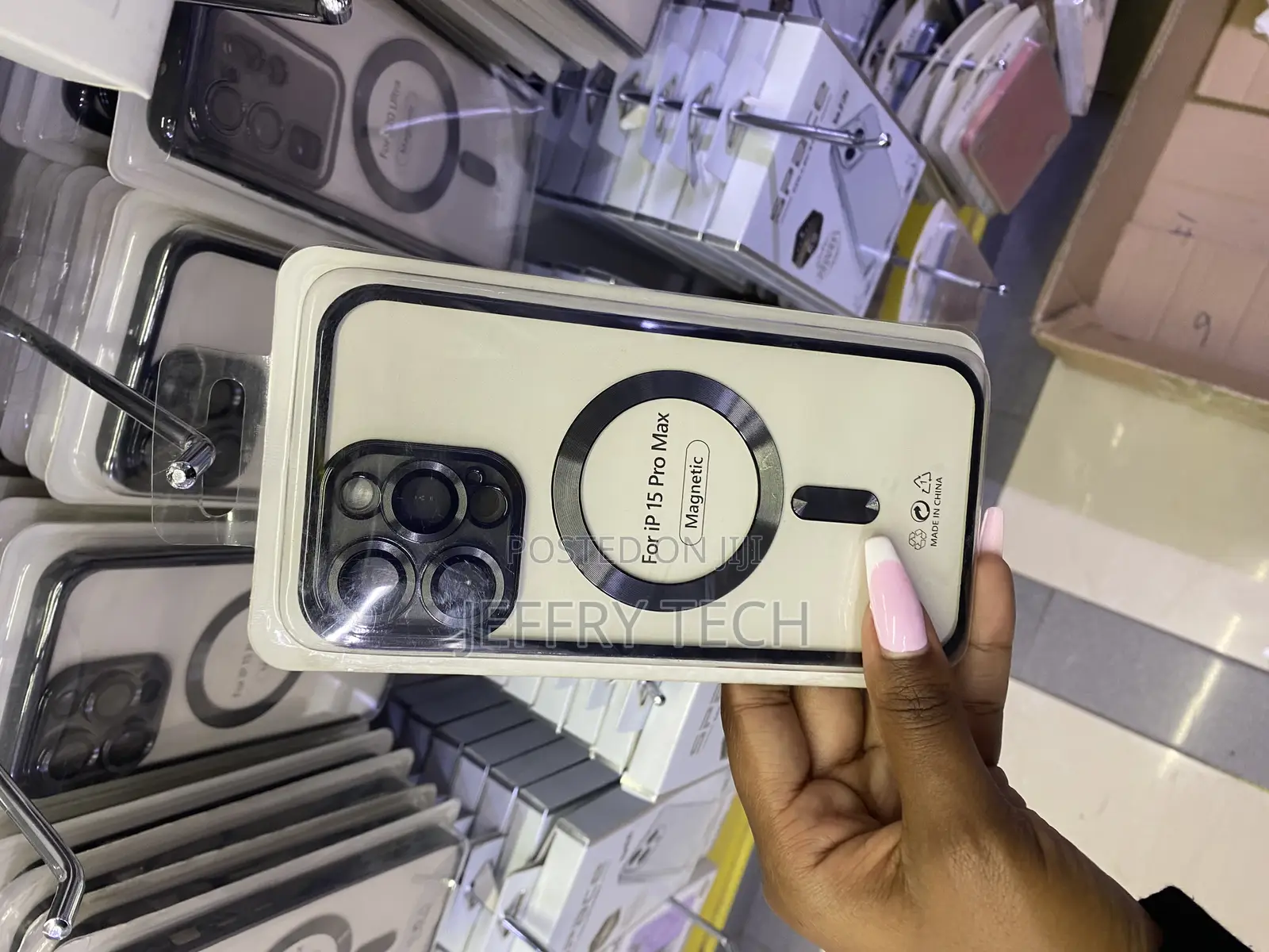 Ziye Magnetic Case Made for iPhone 15 Pro Max Plated Case