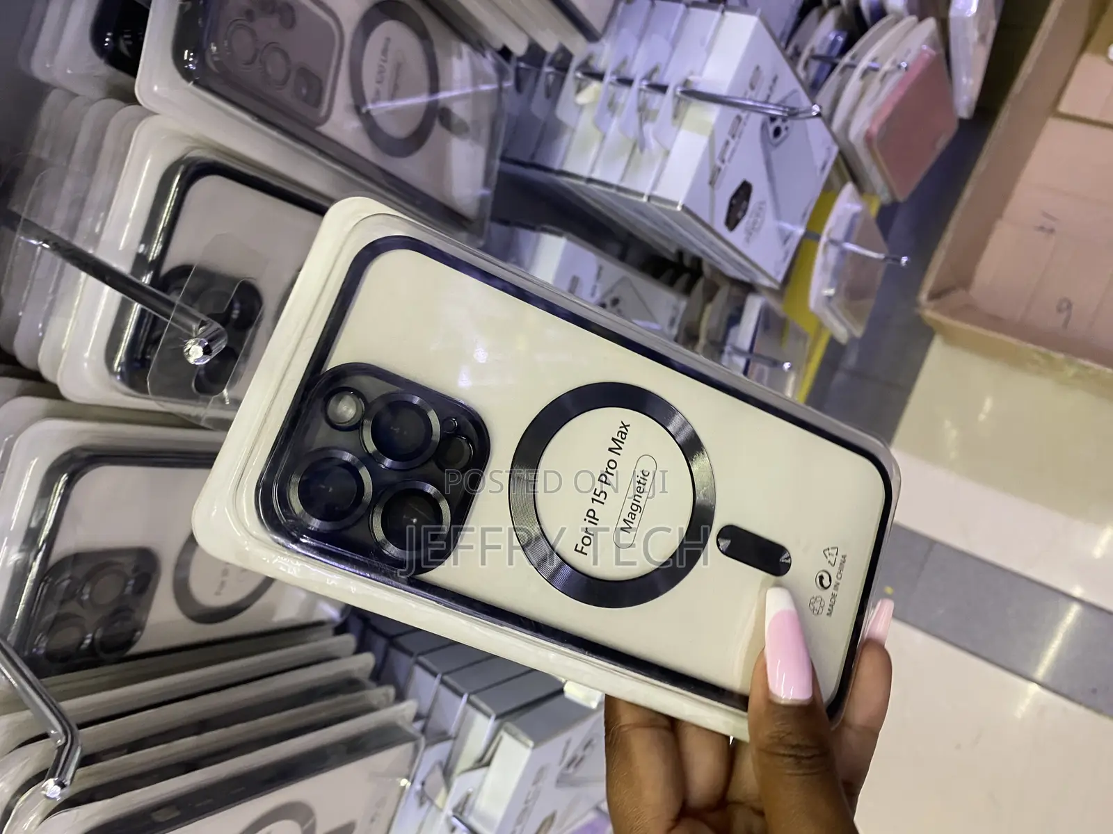 Ziye Magnetic Case Made for iPhone 15 Pro Max Plated Case