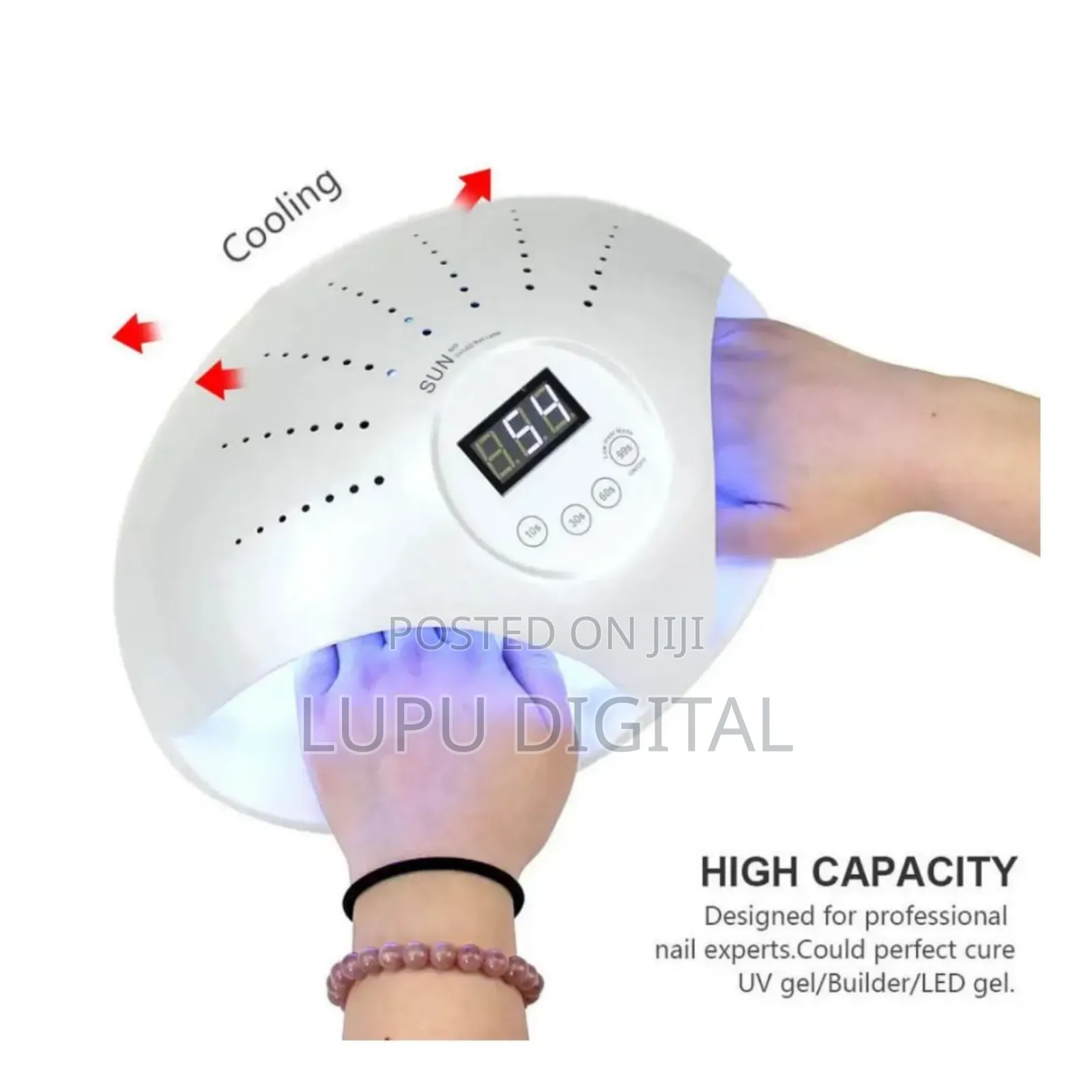 48w Smart Nail Lamp Two Hand Dryer for Gel and Polish
