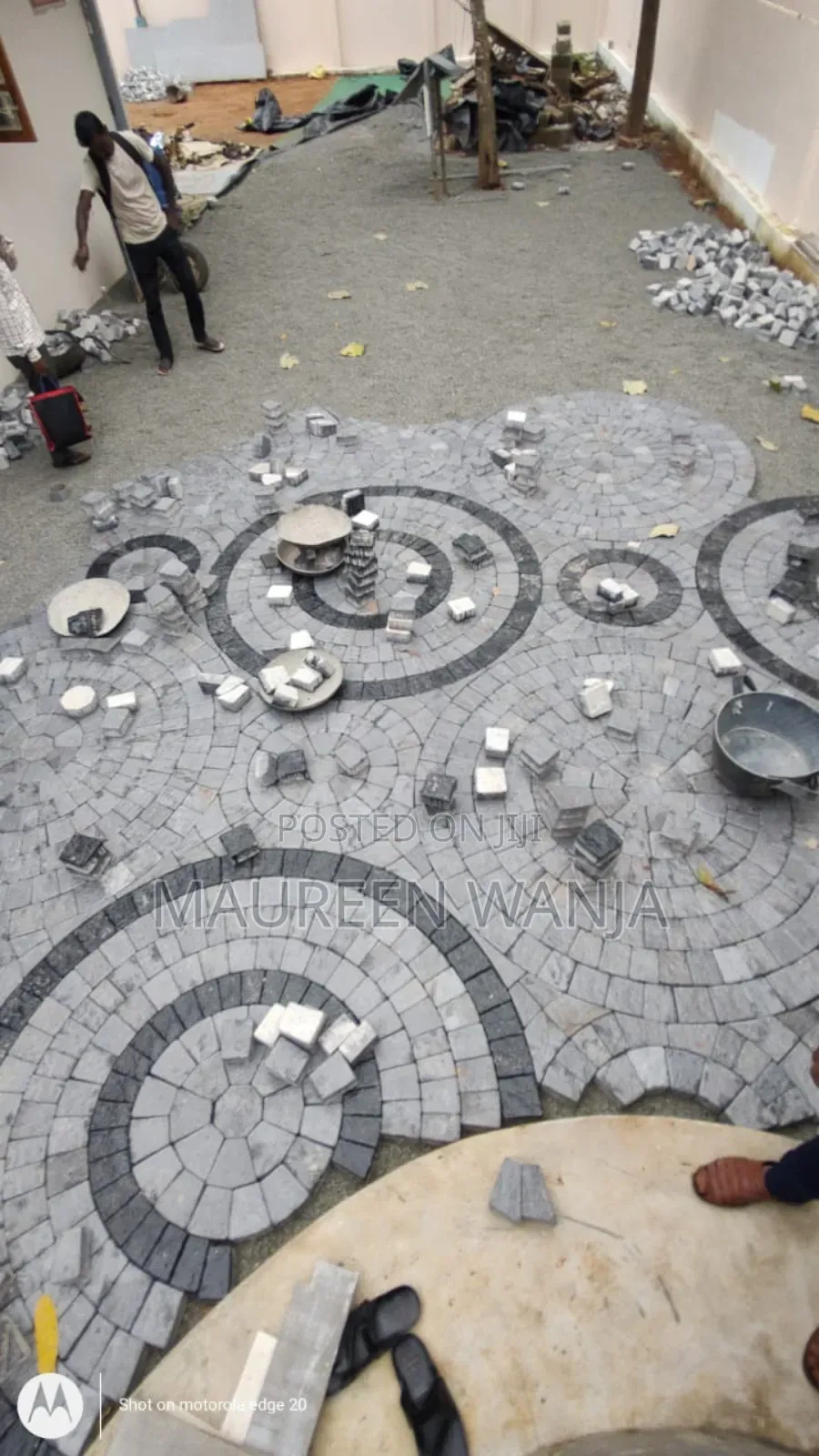 Cobblestone Installation