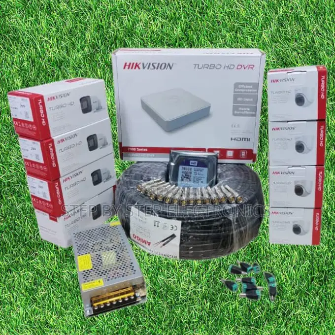 8 Hikvision 1080p Full Hd 2.0mp Resolution CCTV Cameras Full Package