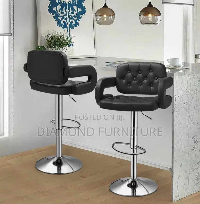 Home Furniture; Designer Faux Leather Bar Stool