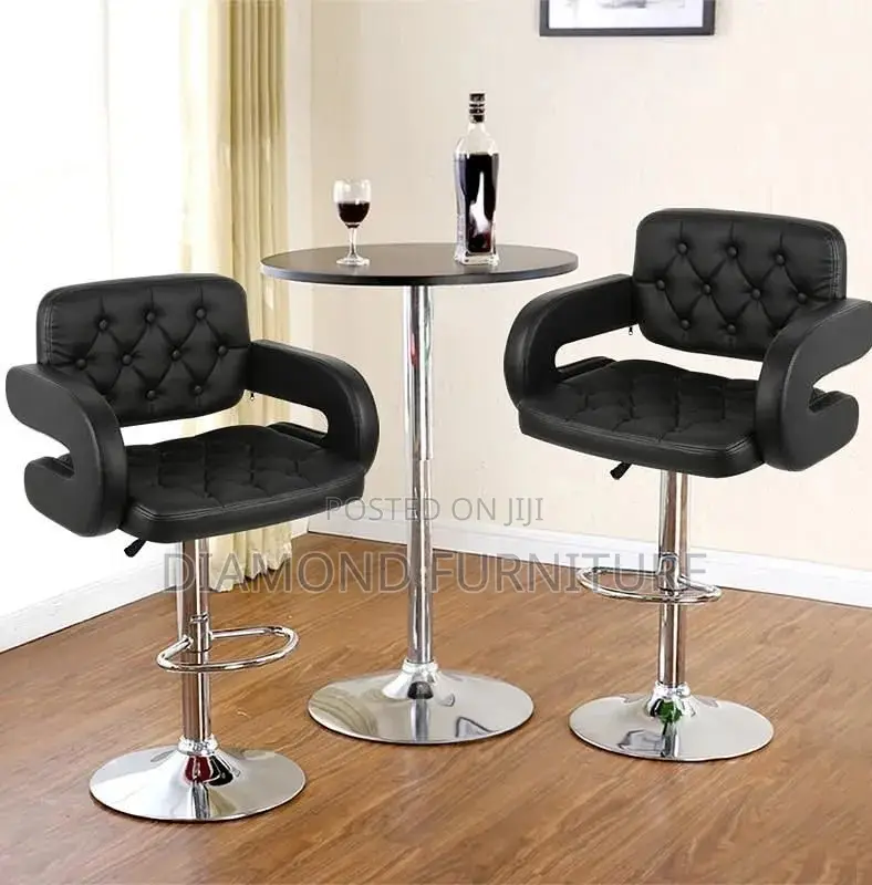 Home Furniture; Designer Faux Leather Bar Stool