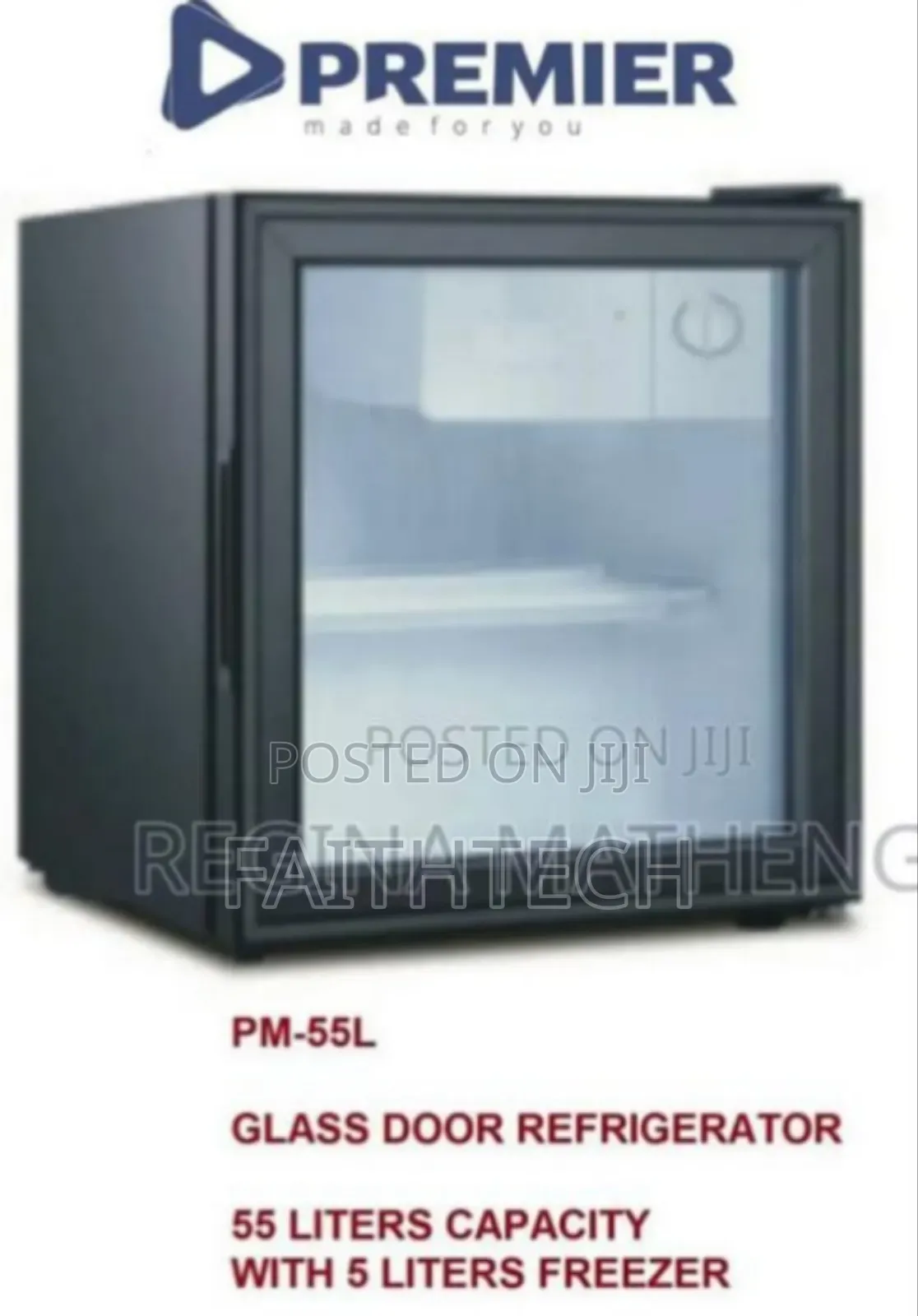 Premier 55 Litres Glass Door Refrigerator