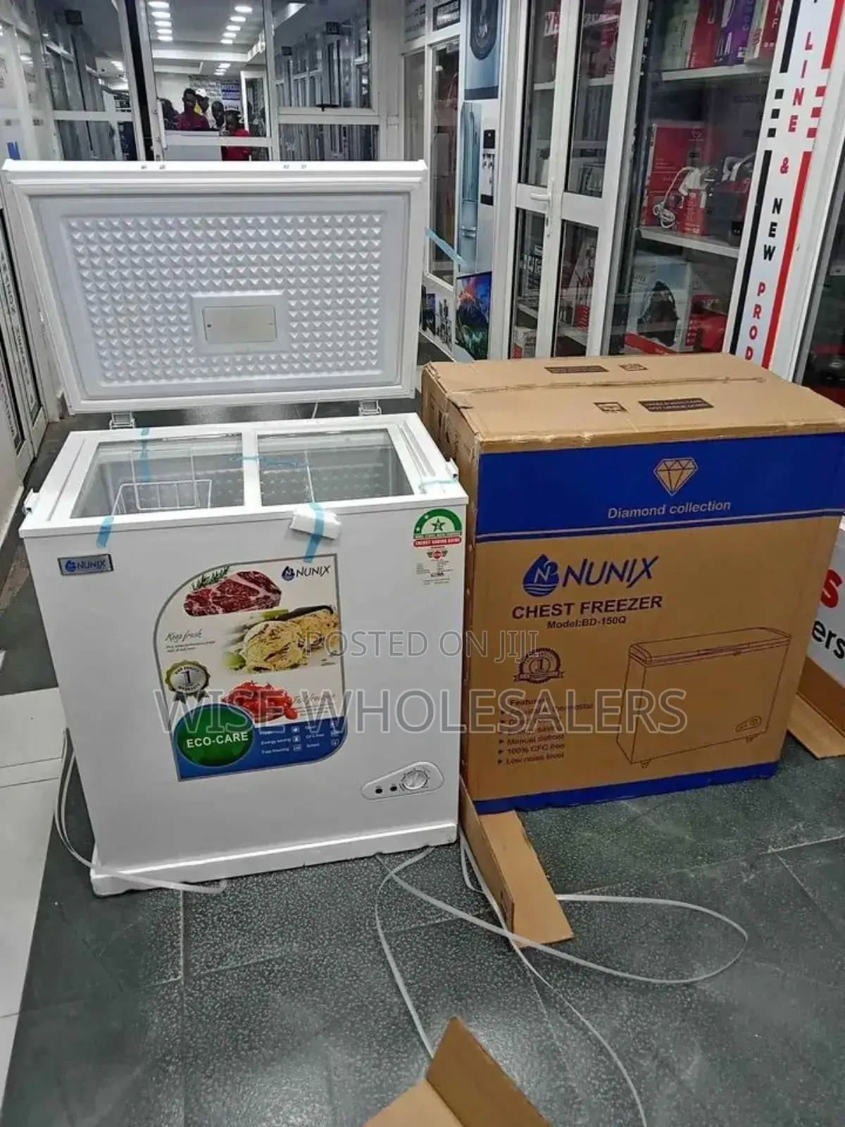 Nunix 150l Large Capacity Chest Freezer
