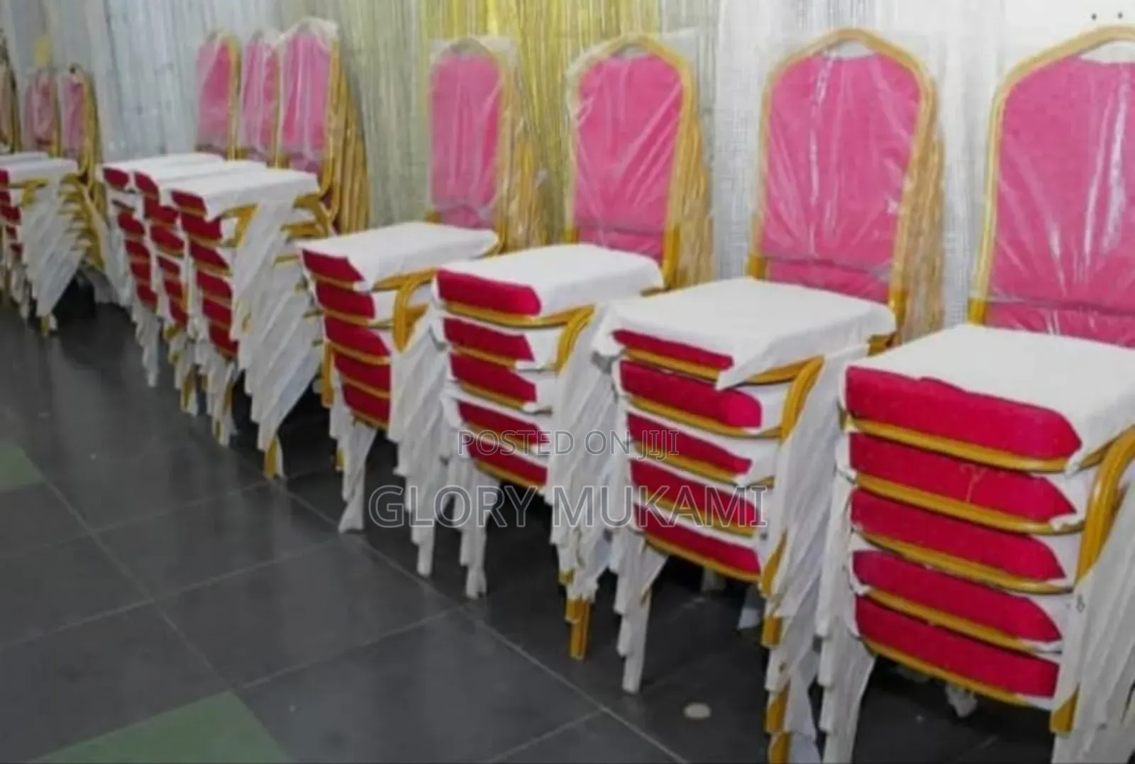Red Conference Chairs