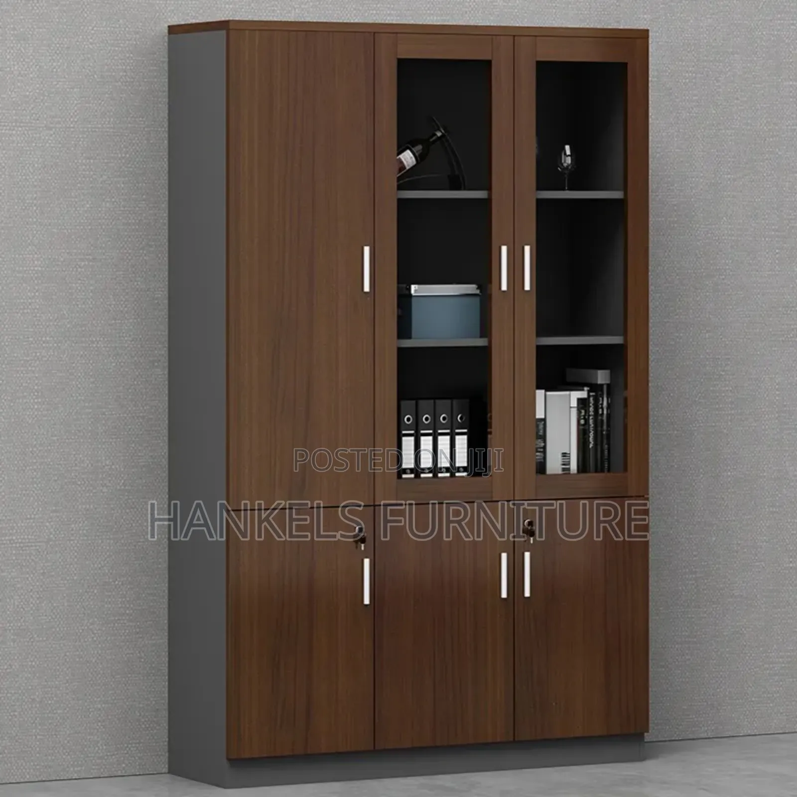 Wooden Executive 3 Door Cabinet