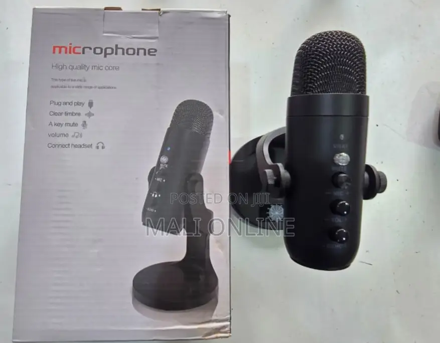 Cardioid Usb Condenser Microphone With Volume Control For Mac Studio