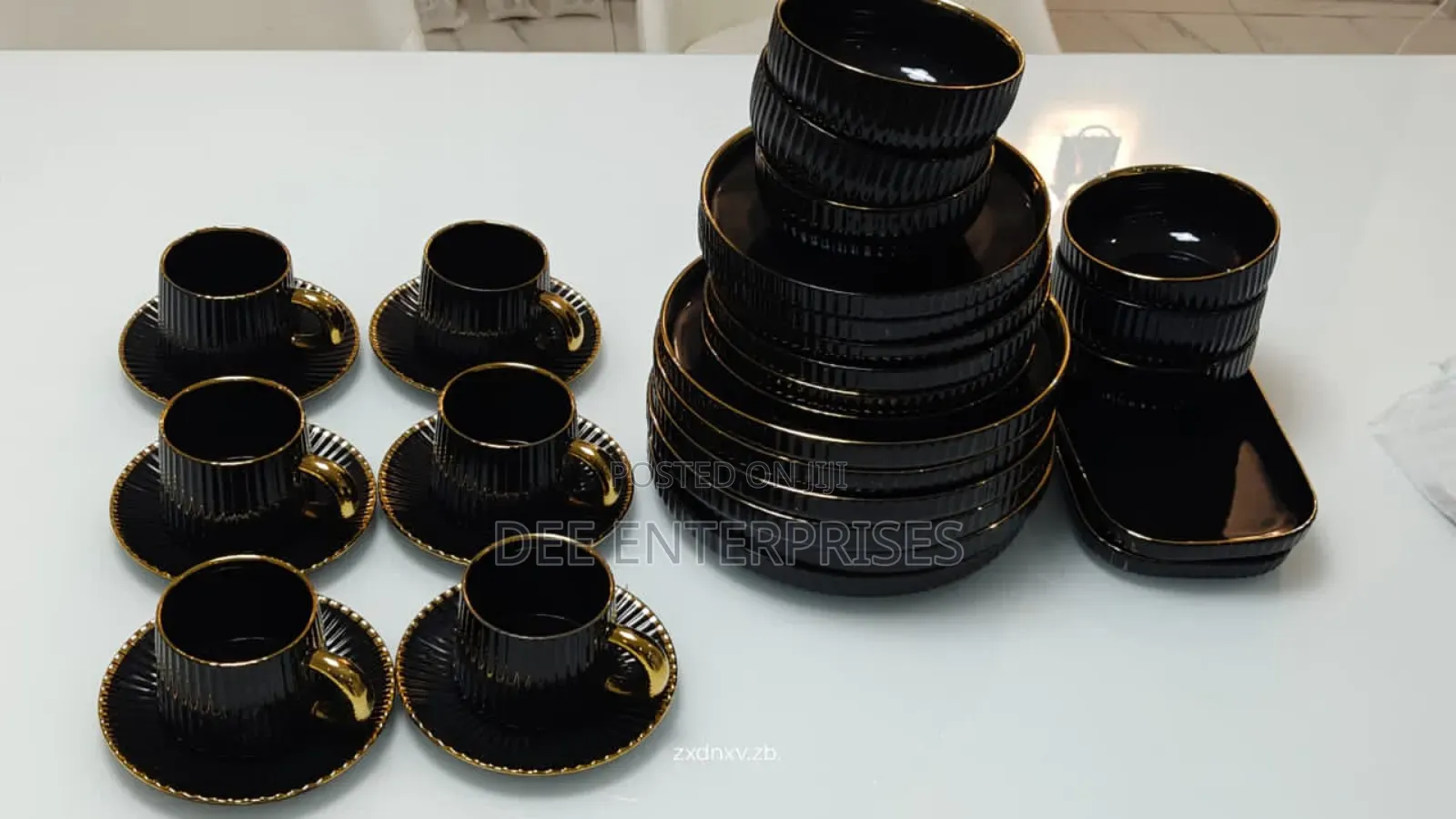 Elegant European Porcelain Dinner Set