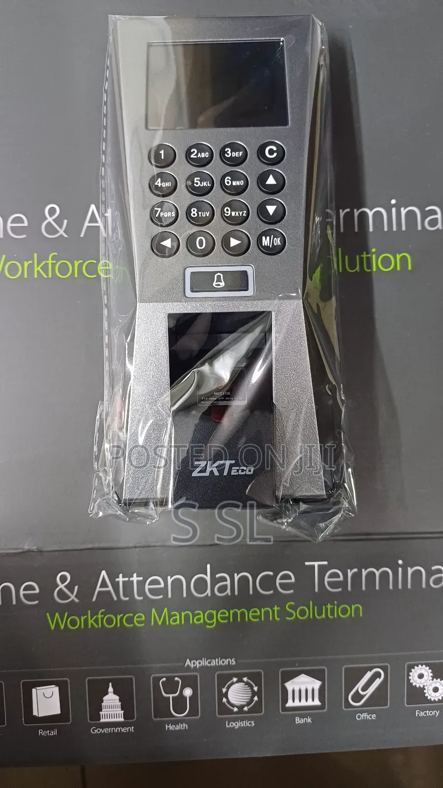 Zkteco - F18 Access Control Biometric Fingerprint Device