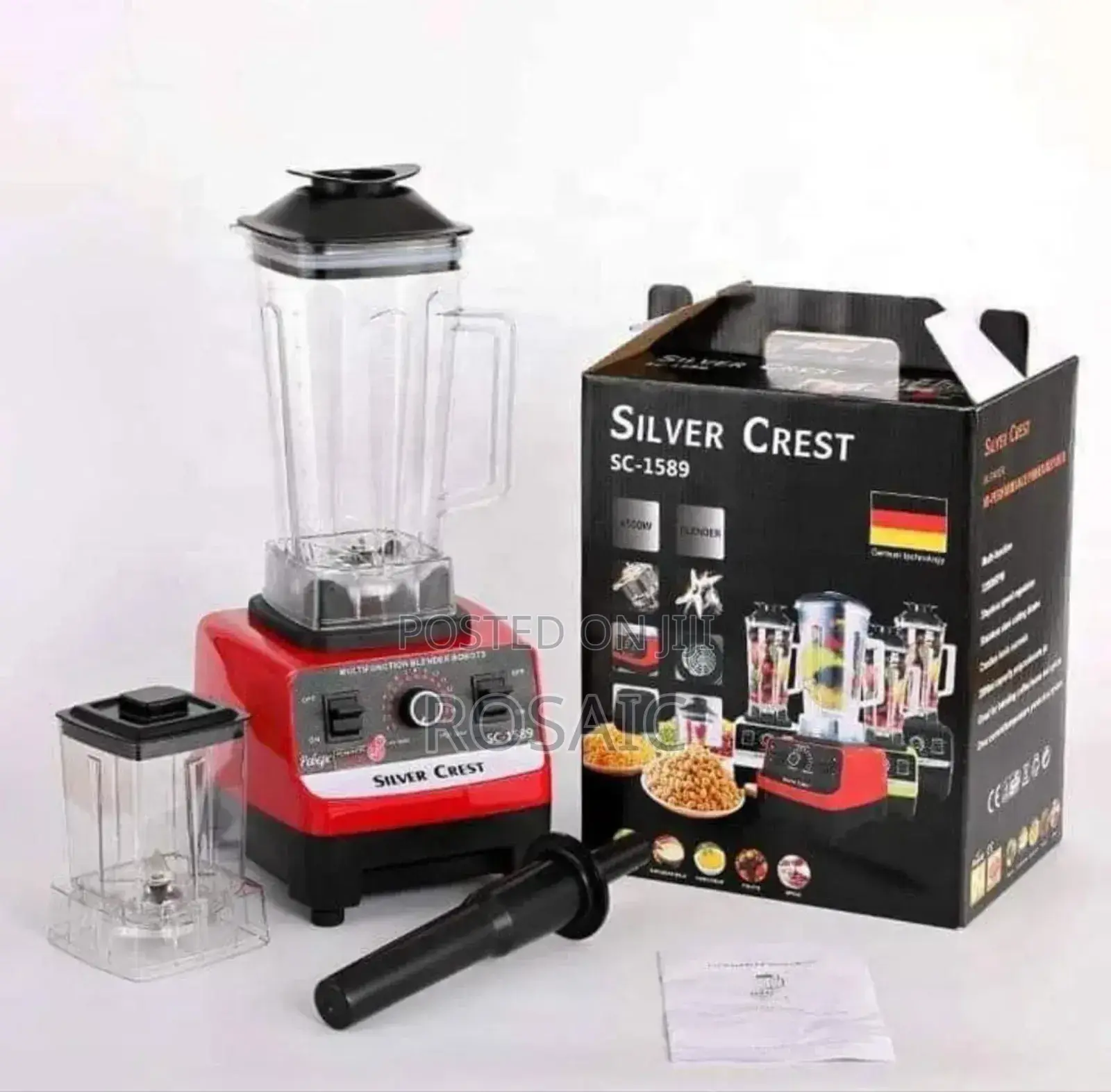 Restocked Silver Crest 2 in 1 Commercial Blender