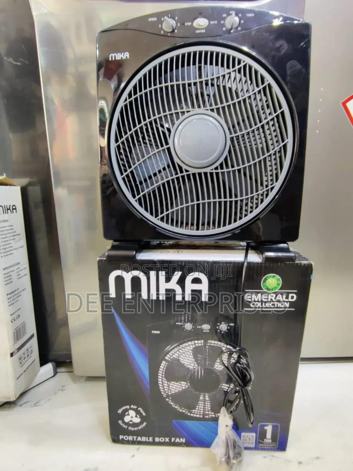 Mika Portable Box Fan 12"