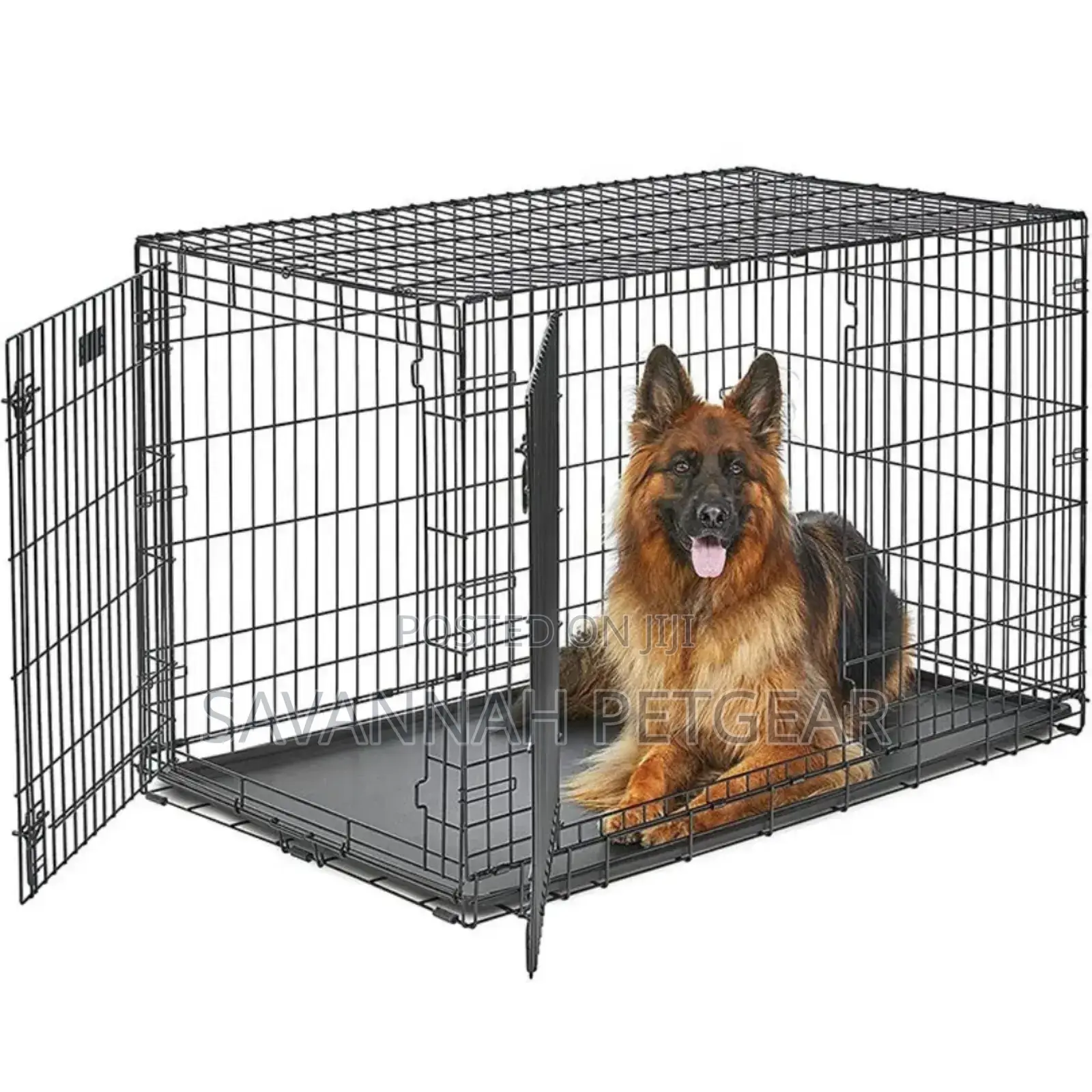 Foldable Collapsible Metal Dog Cage Kennels (Stackable) - Small Sizes