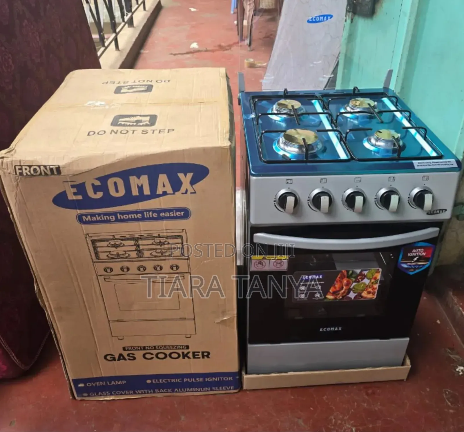 Ecomax 50 by 55 3gas and I Electric Hot Plate With Electric Oven