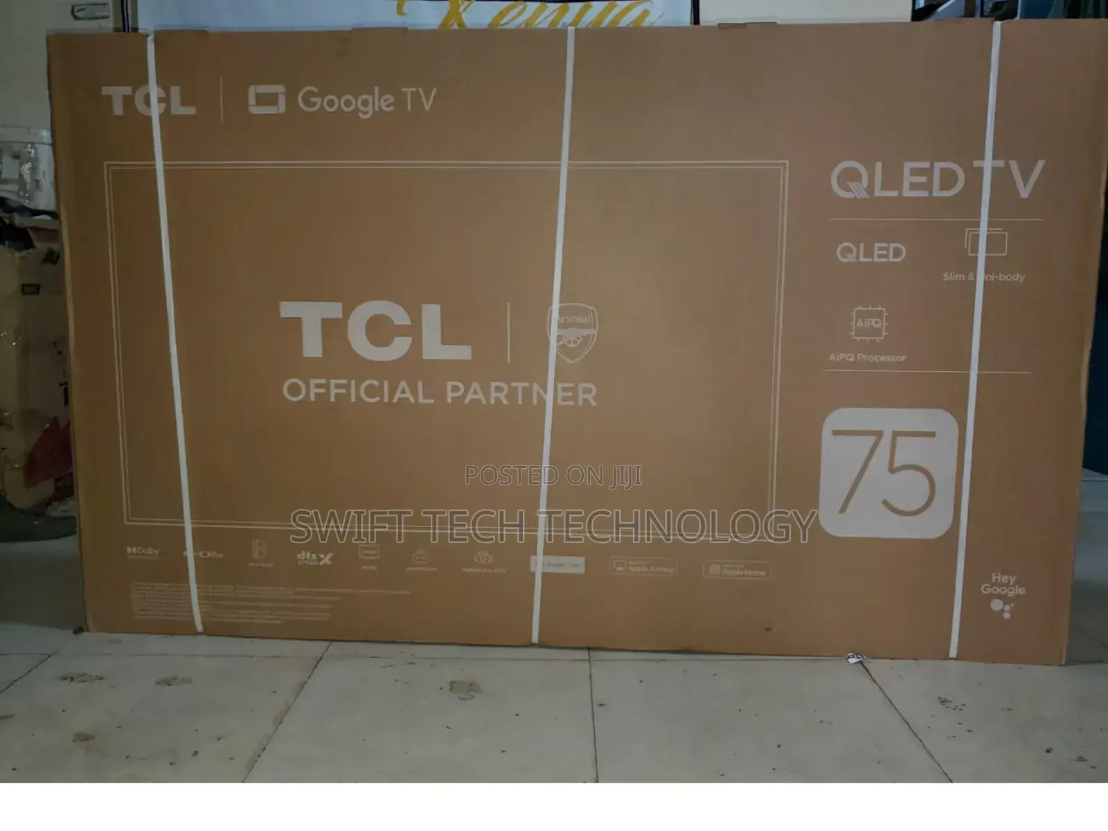 TCL 75 Inches Google Qled Frameless Tv
