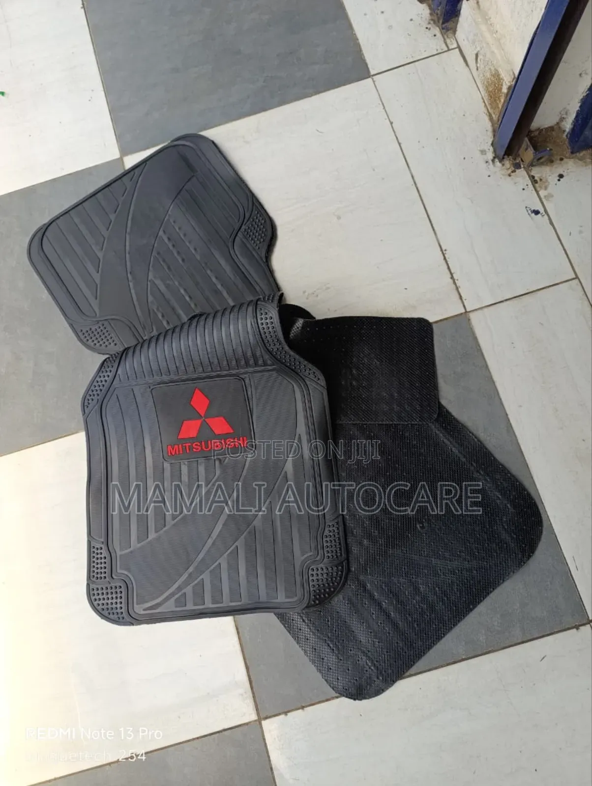 Premium Mitsubishi Rubber Car Mats Durable Waterproof