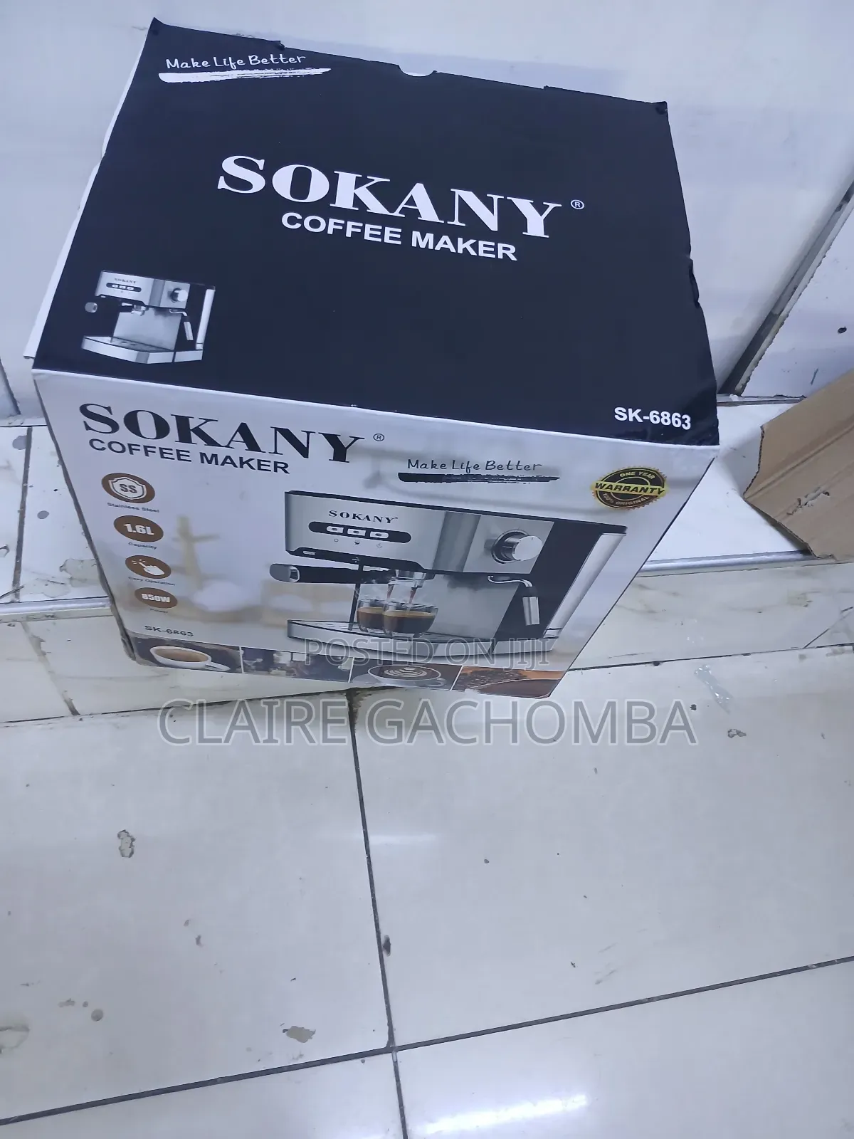 Sokany Quality Semi-Automatic Espresso and Cappuccino Maker