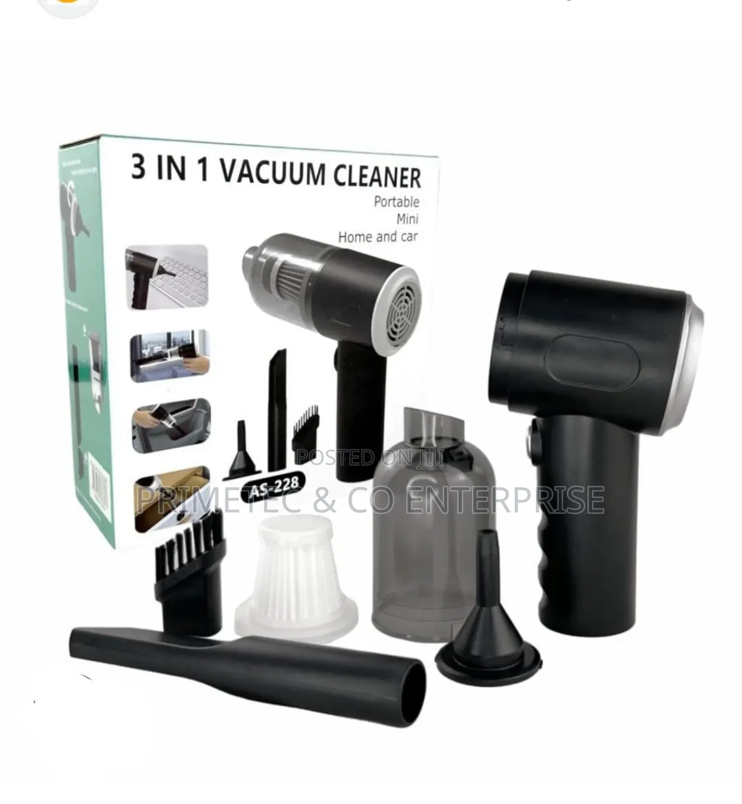 3 in 1 Wireless Car Vacuum Cleaner.