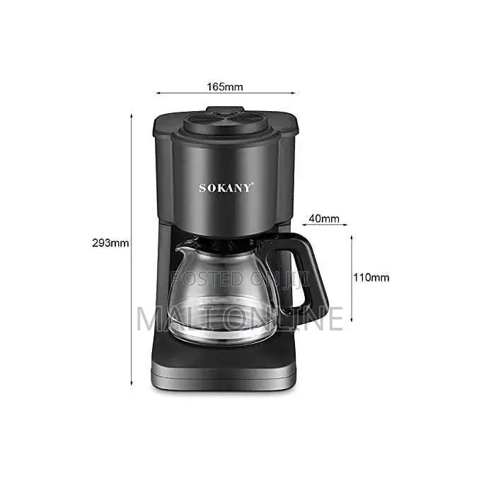 Sokany Sk124 6-cup Coffee Maker Compact Drip Coffee Machine