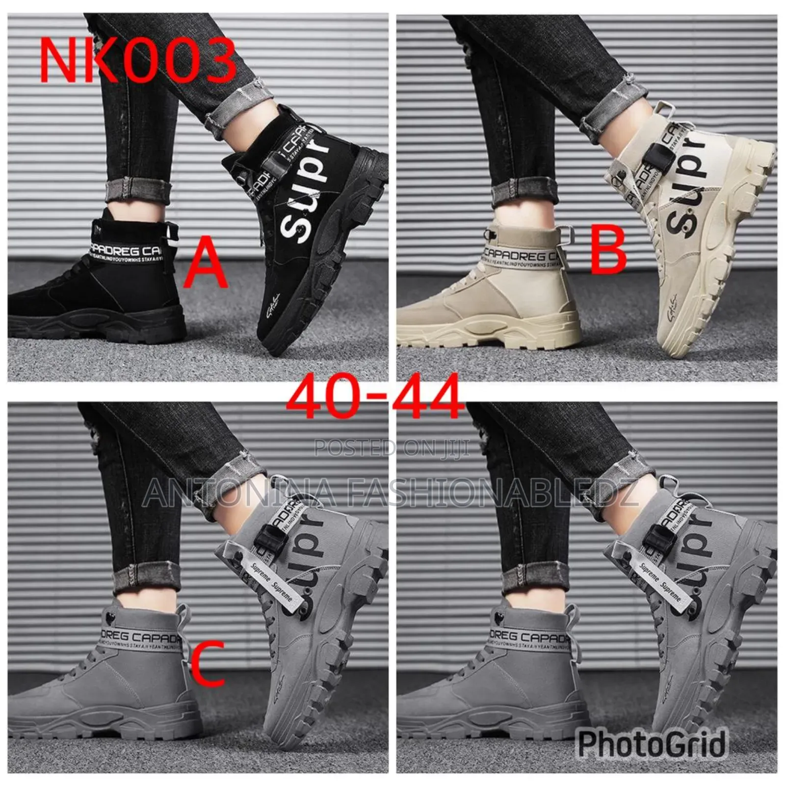 Cute Super Men Boots 40-44