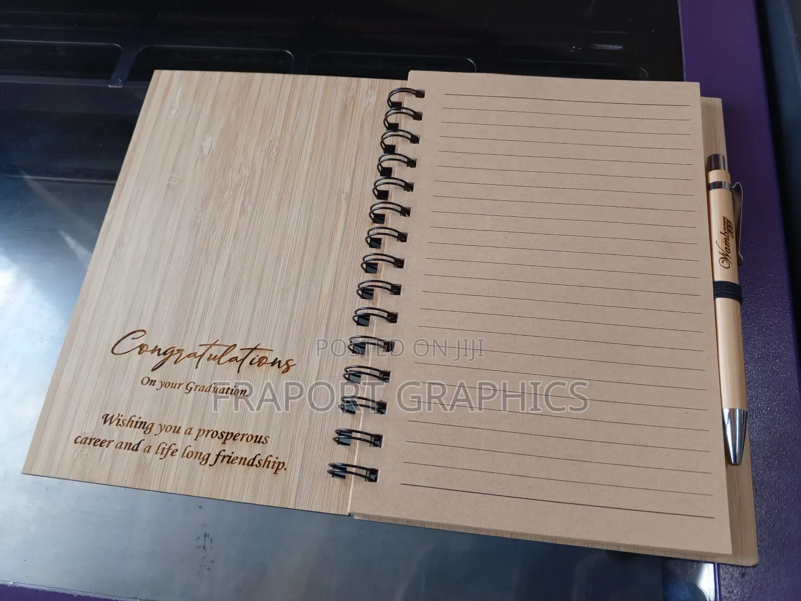 Customized Wooden Notebook