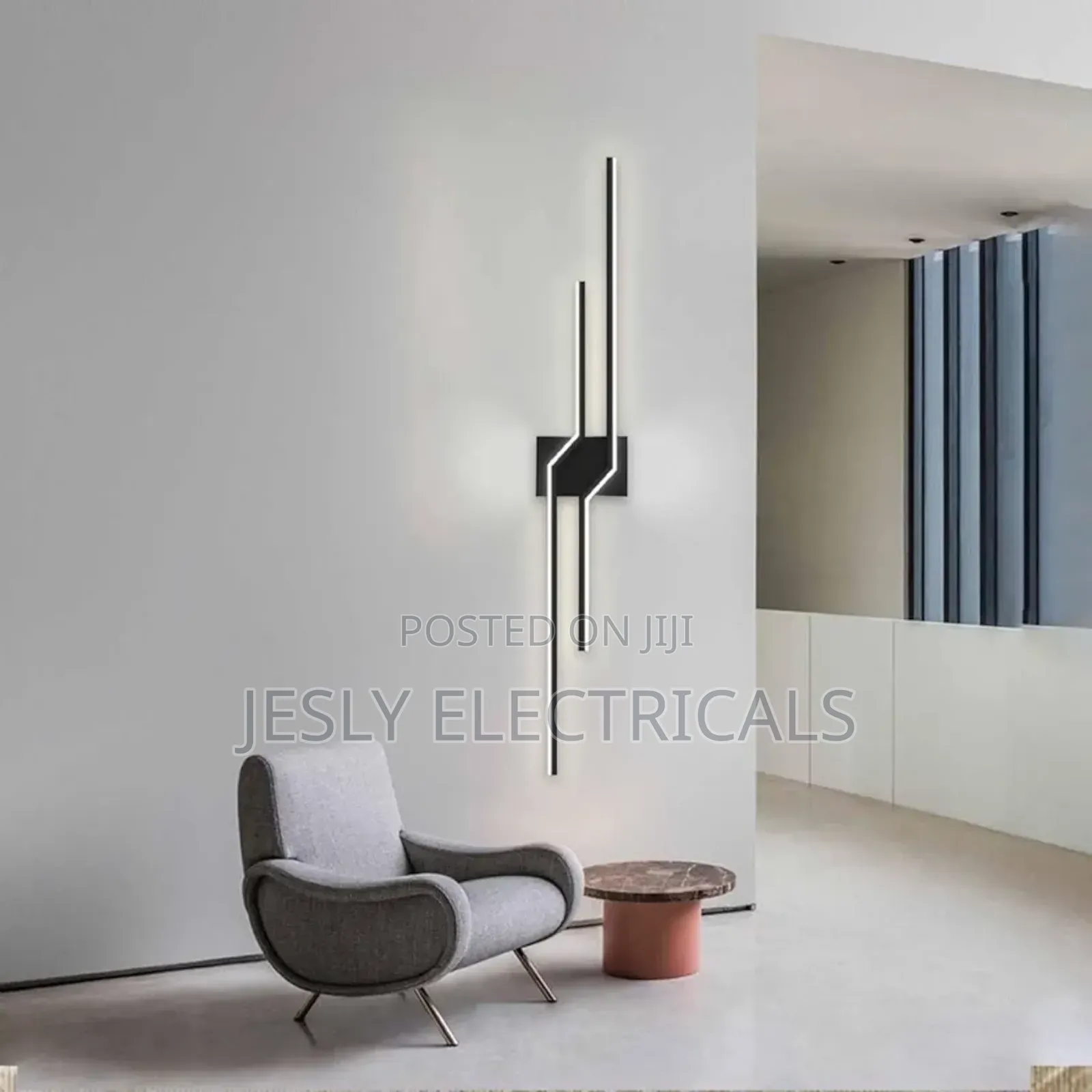 : Dudsme Linear Metal Wall Lamp for Bedroom