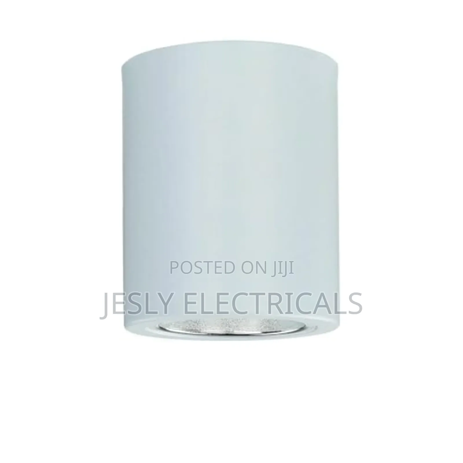 Bauhaus E27 Elegant White Metal Ceiling Light