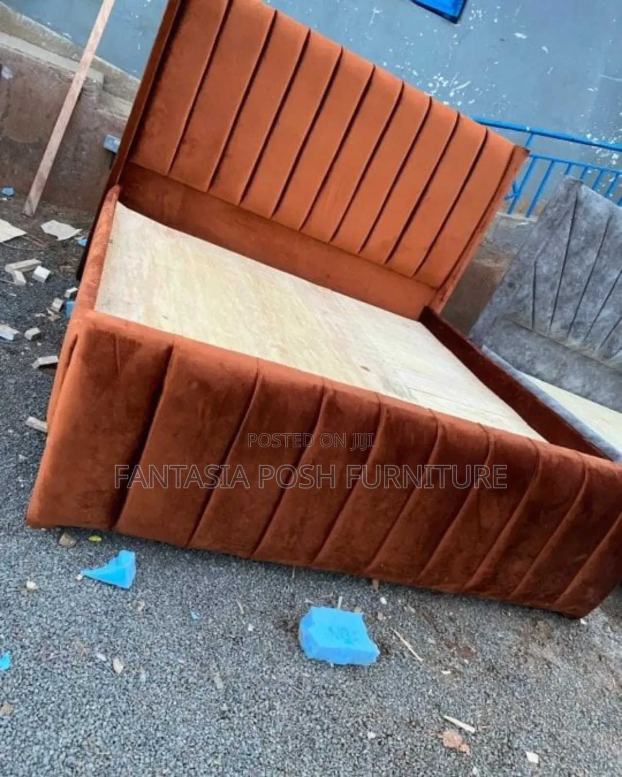 5x6 Orange Fabric Bed - Payment on Delivery