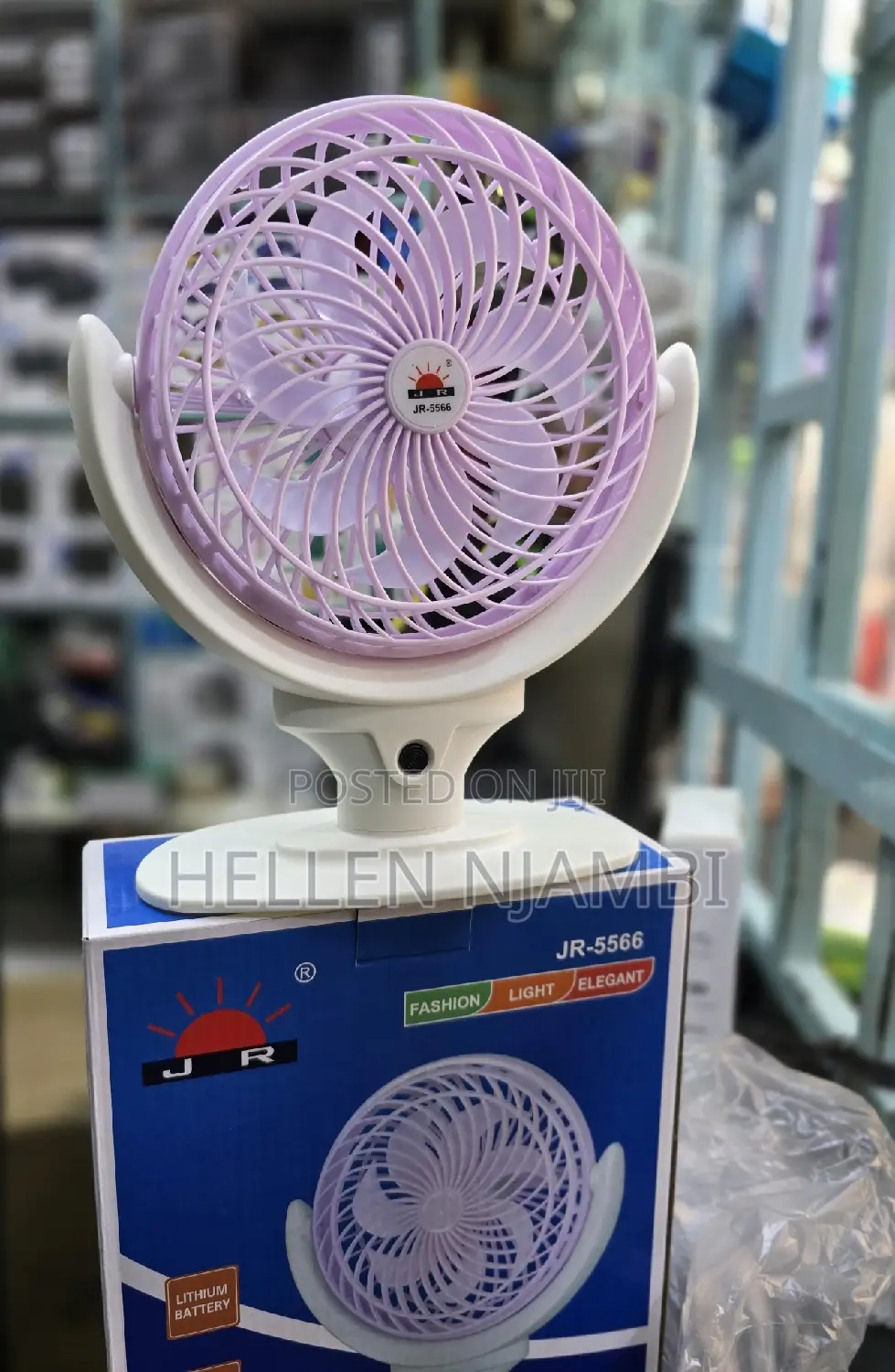 *Mini Rechargeable Table Fan