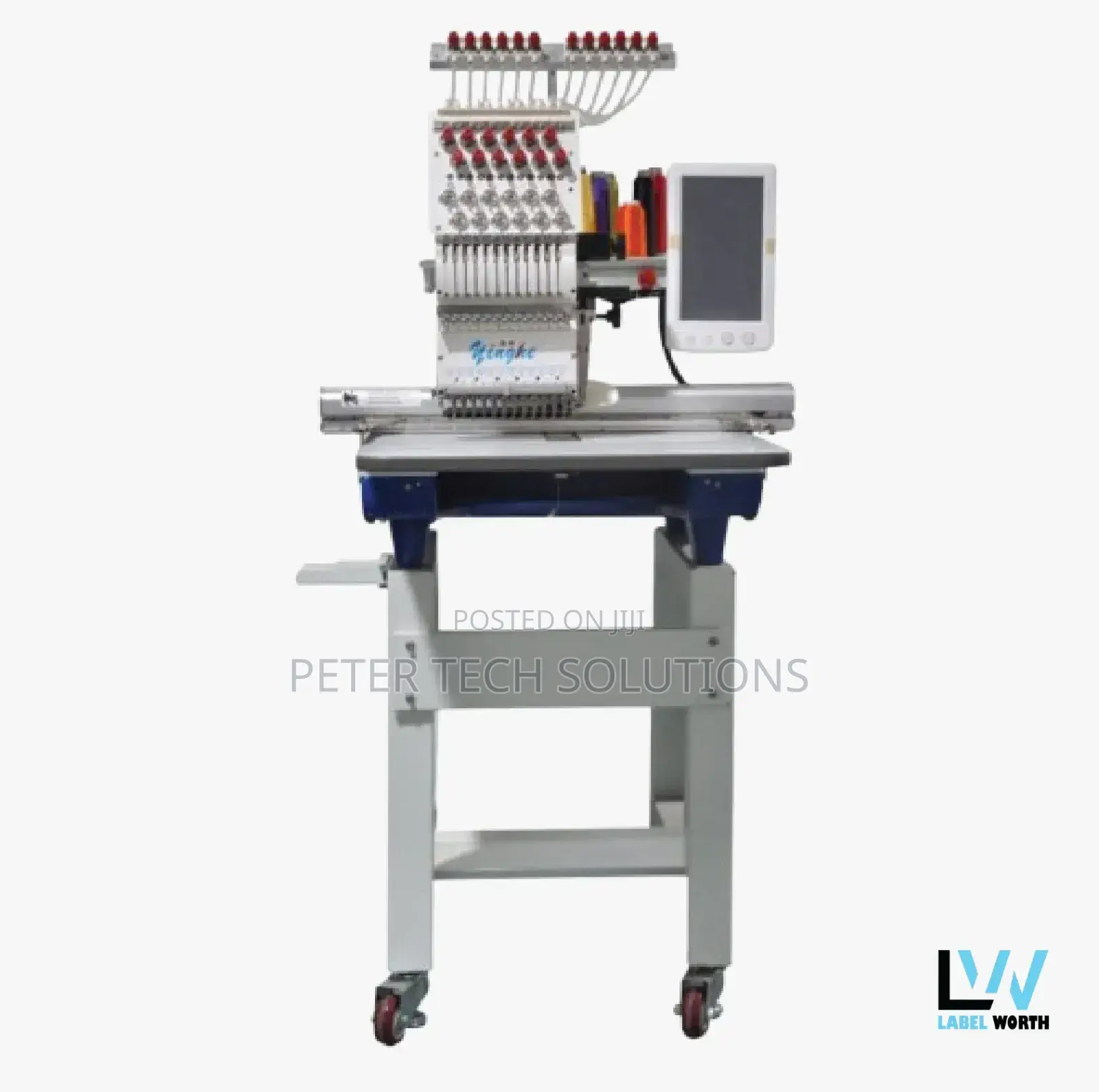 Single Head Embroidery Machine, 9 Needles
