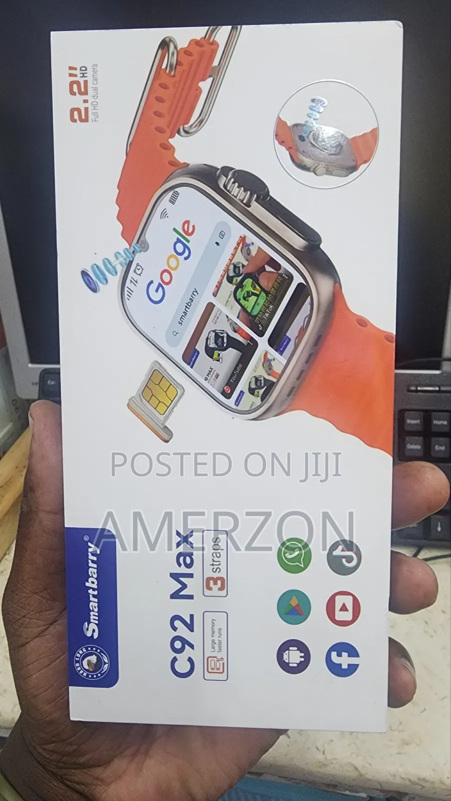 C92 Max Premium Smart Watch – 6gb Ram, 64gb Storage, Wireless