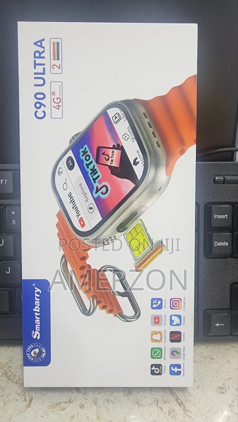 C92 Max Premium Smart Watch – 6gb Ram, 64gb Storage, Wireless Charging